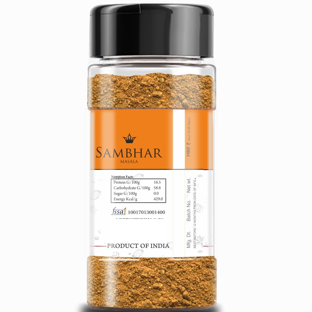 Sambhar Masala Premium Quality 100 GM