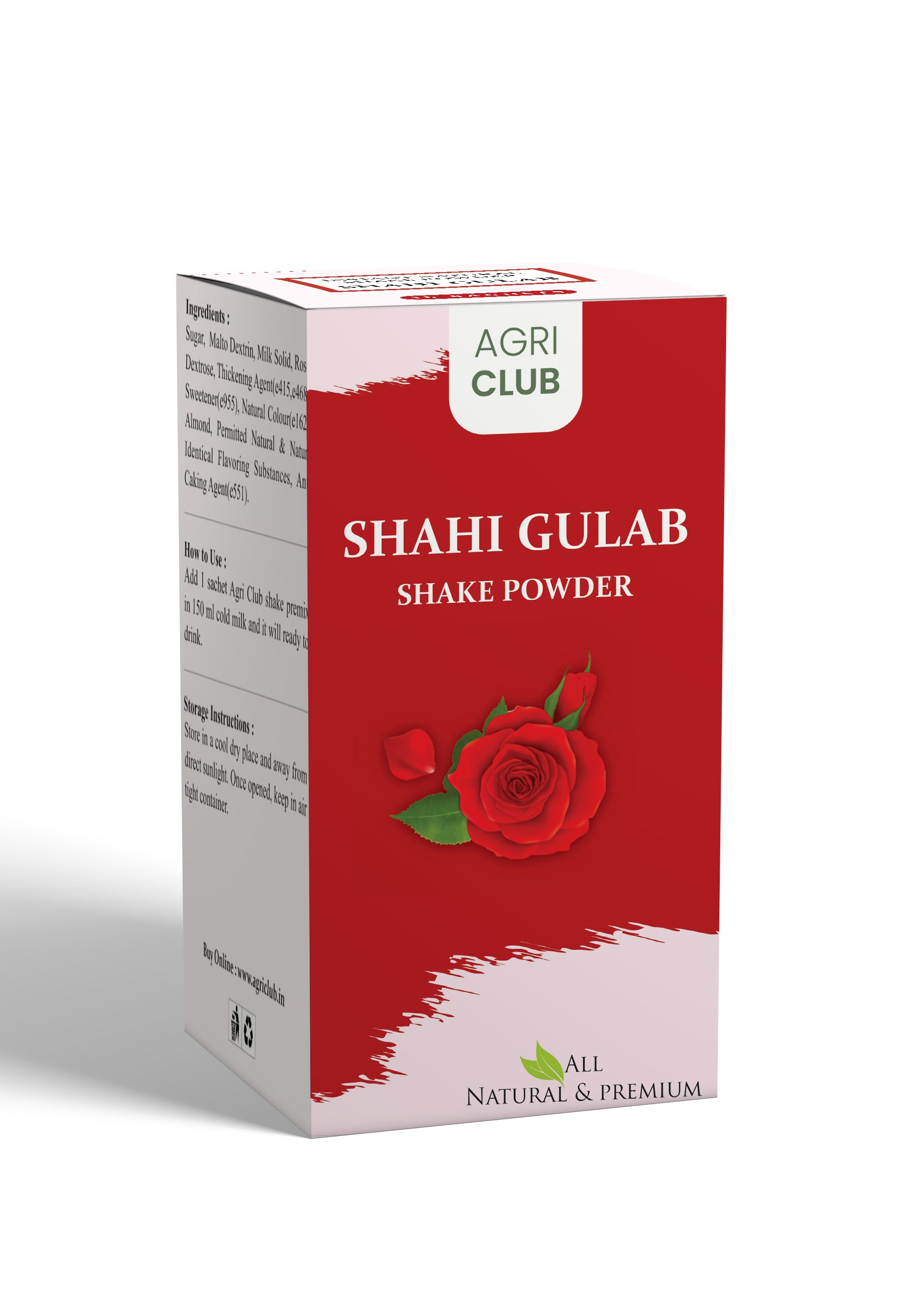 Instant Shahi Gulab Shake Powder Premium Quality 15 Sachets