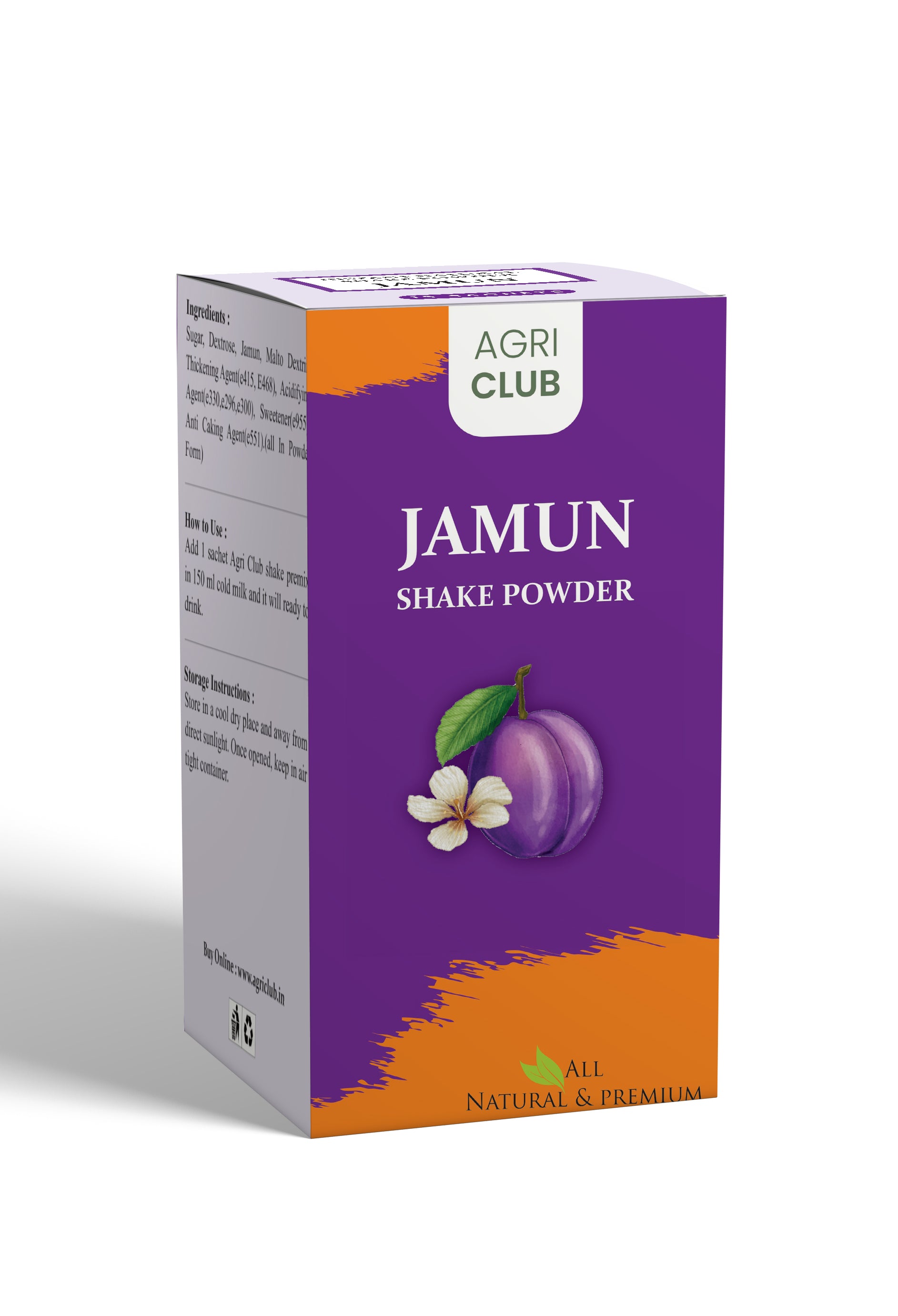 Instant Jamun Shake Powder Premium Quality 15 Sachets