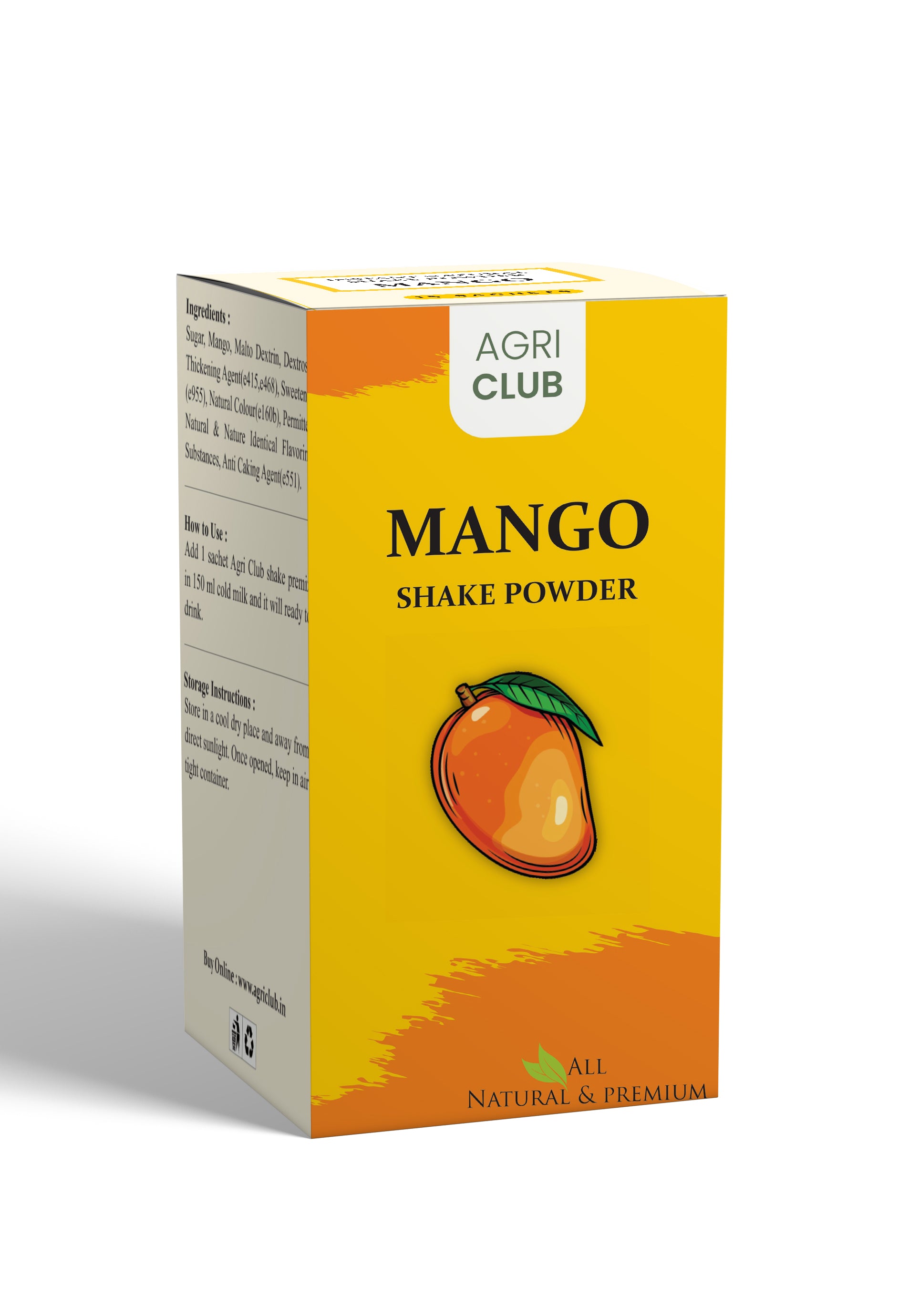 Instant Mango Shake Powder Premium Quality 15 Sachets