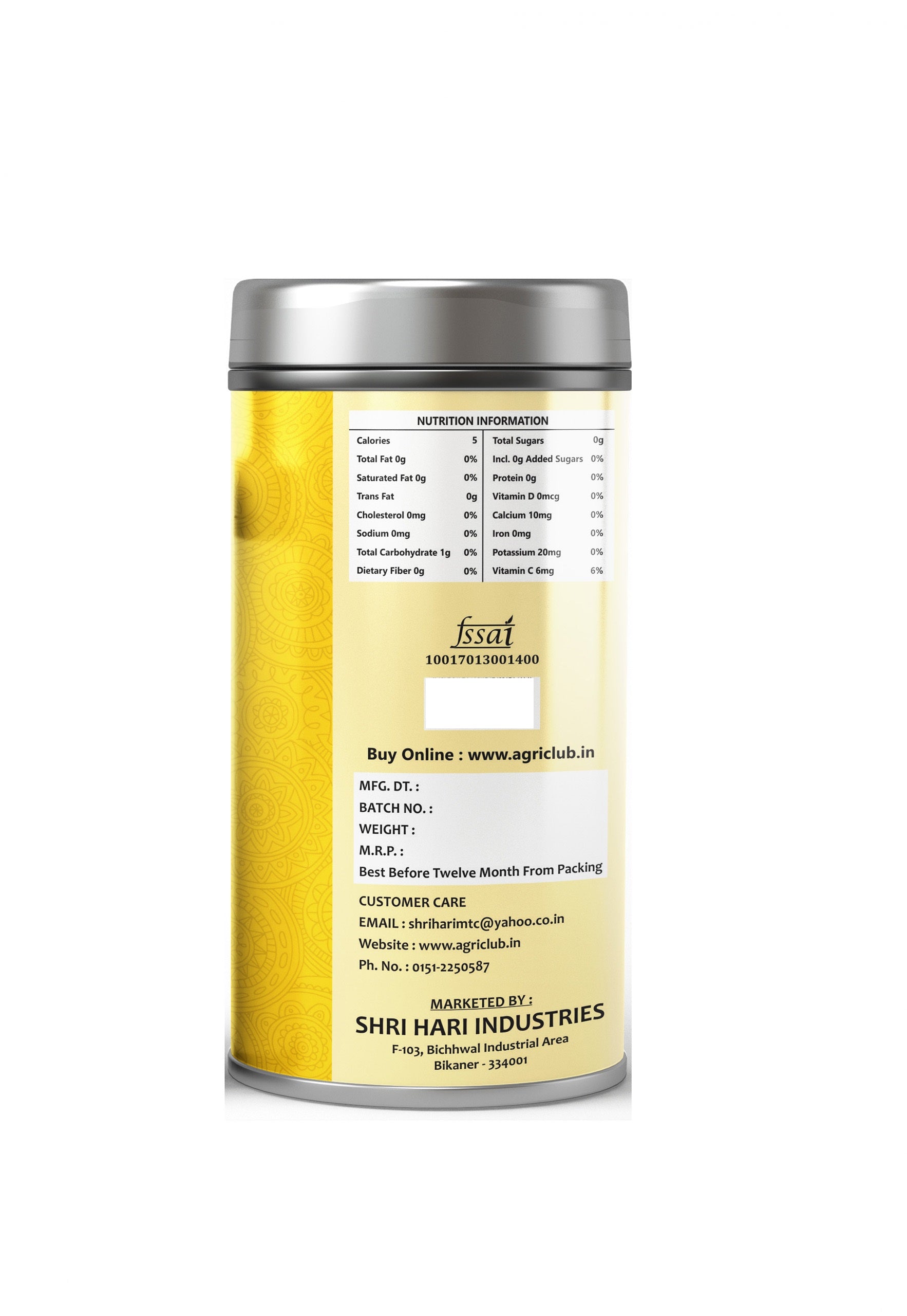Instant Lemon Drink Powder Regular Premium Quality 250 GM