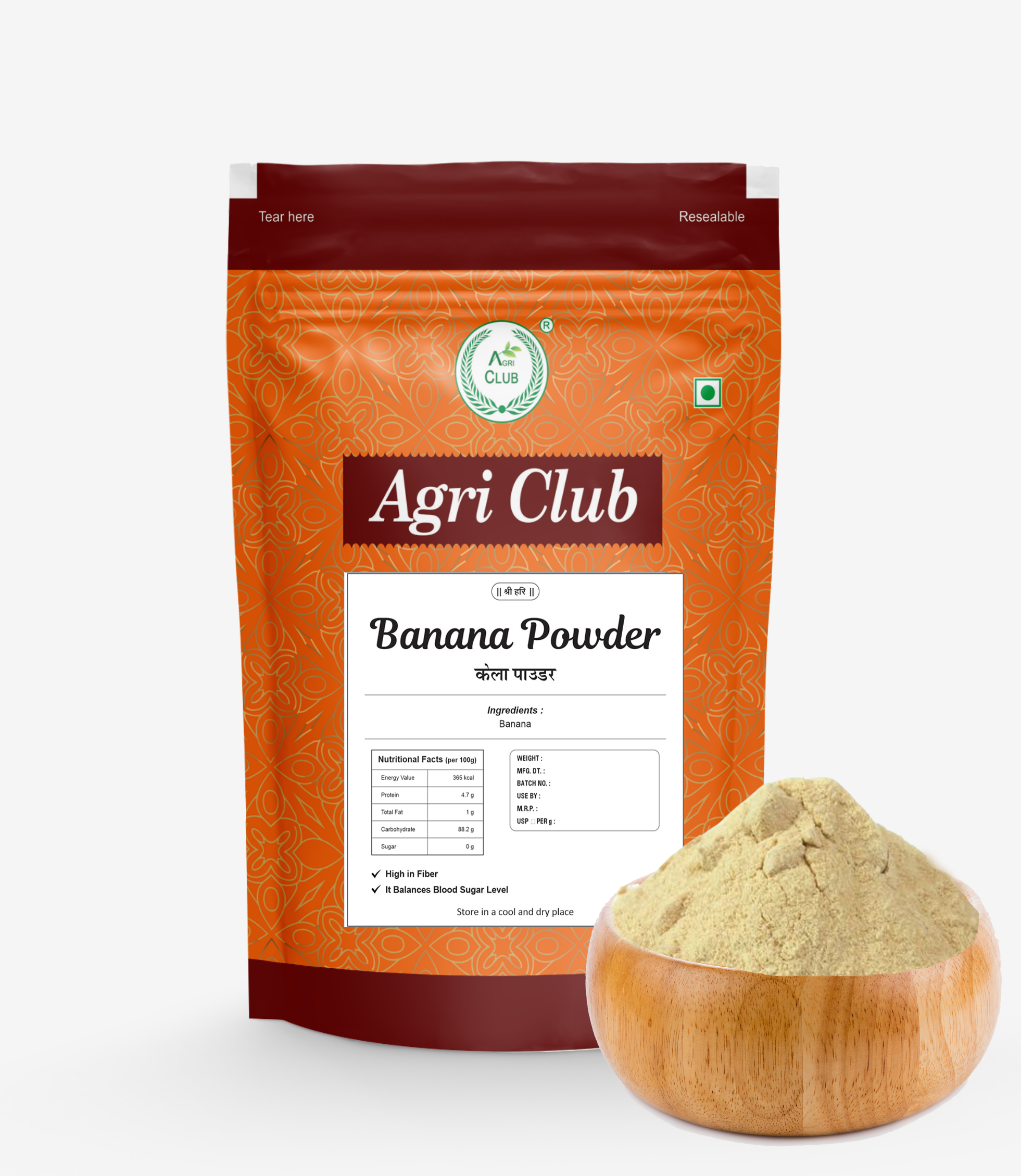 Banana Powder 100% Premium Quality