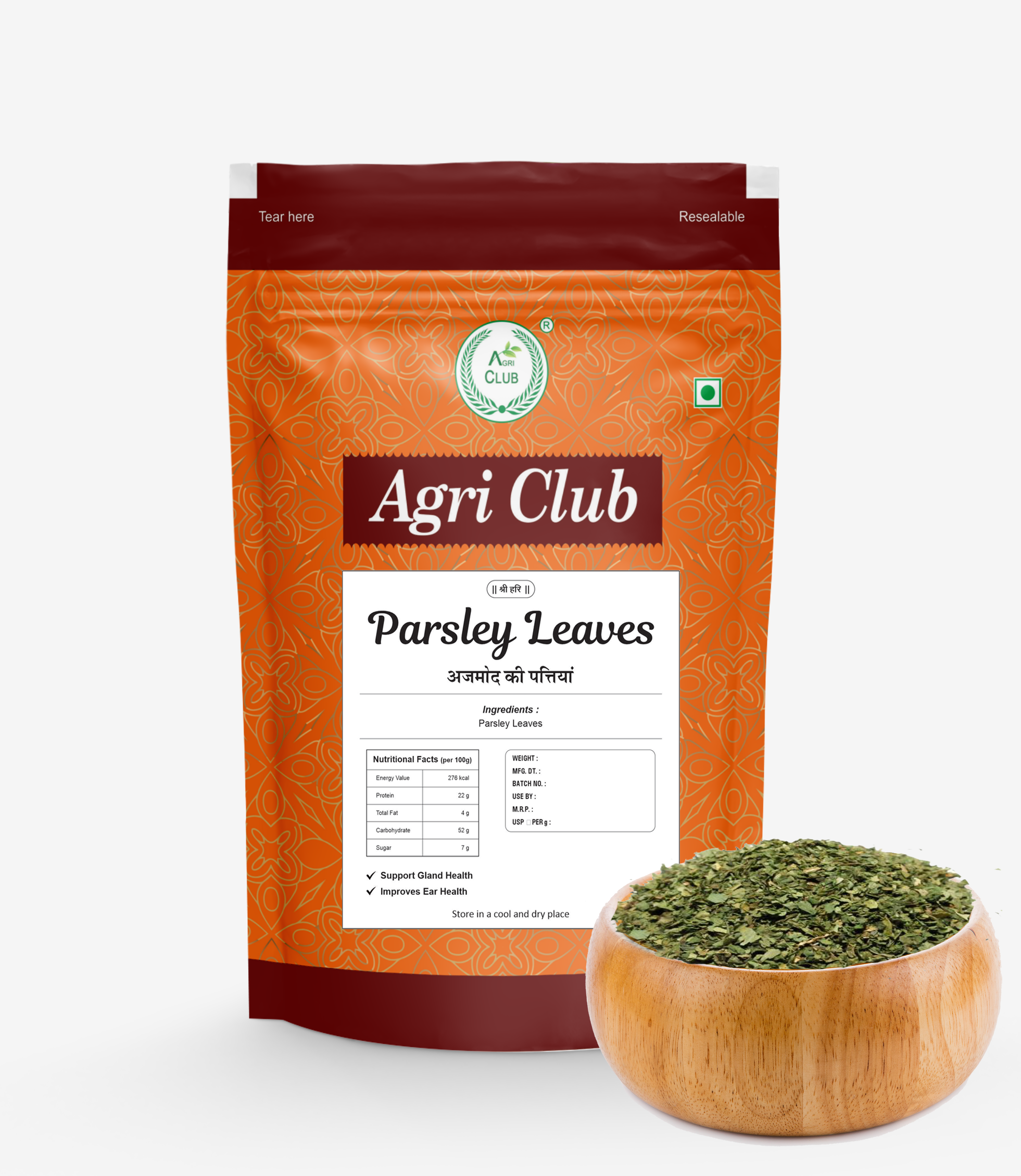 Parsley Leaves 100 % Natural