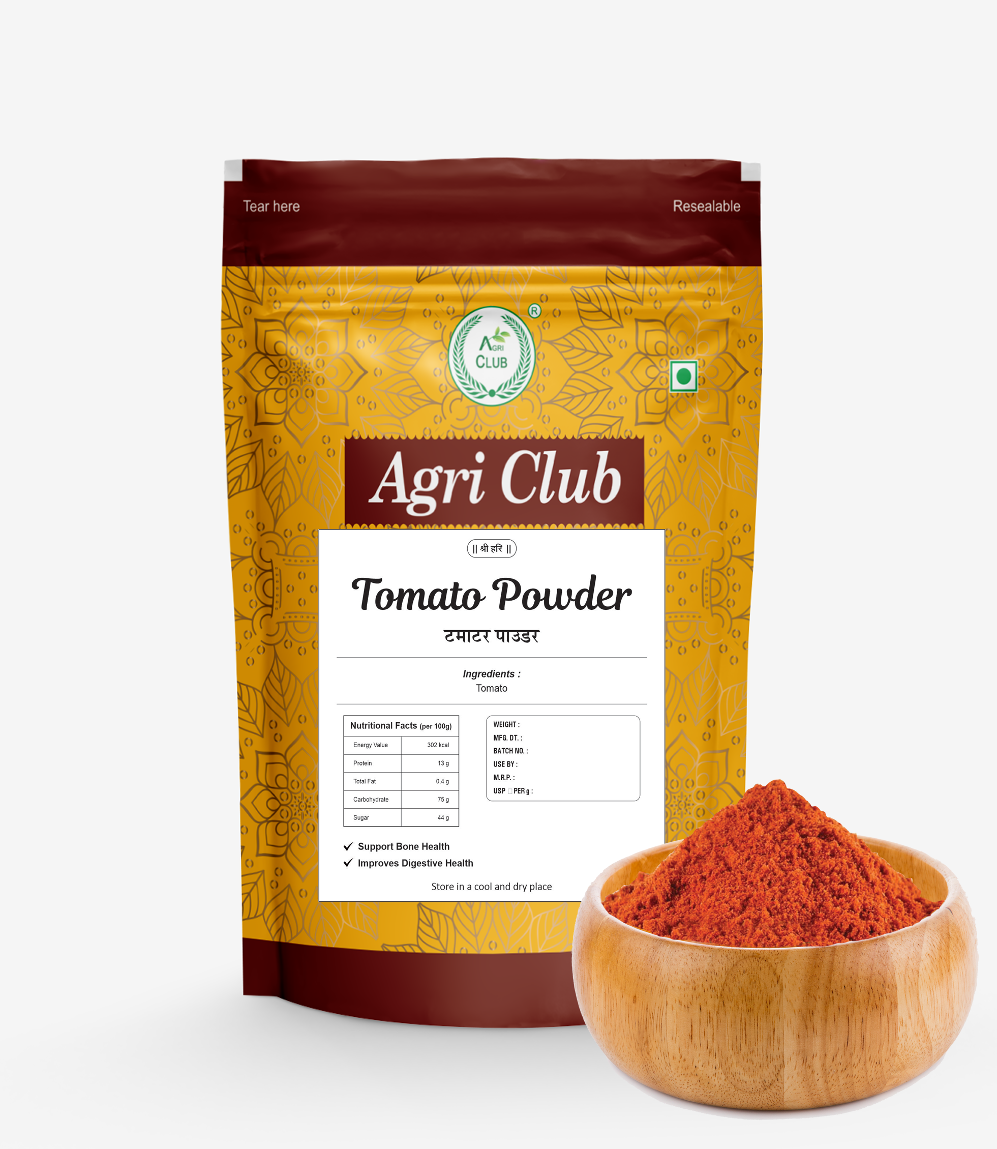 Tomato Powder 100% Premium Quality