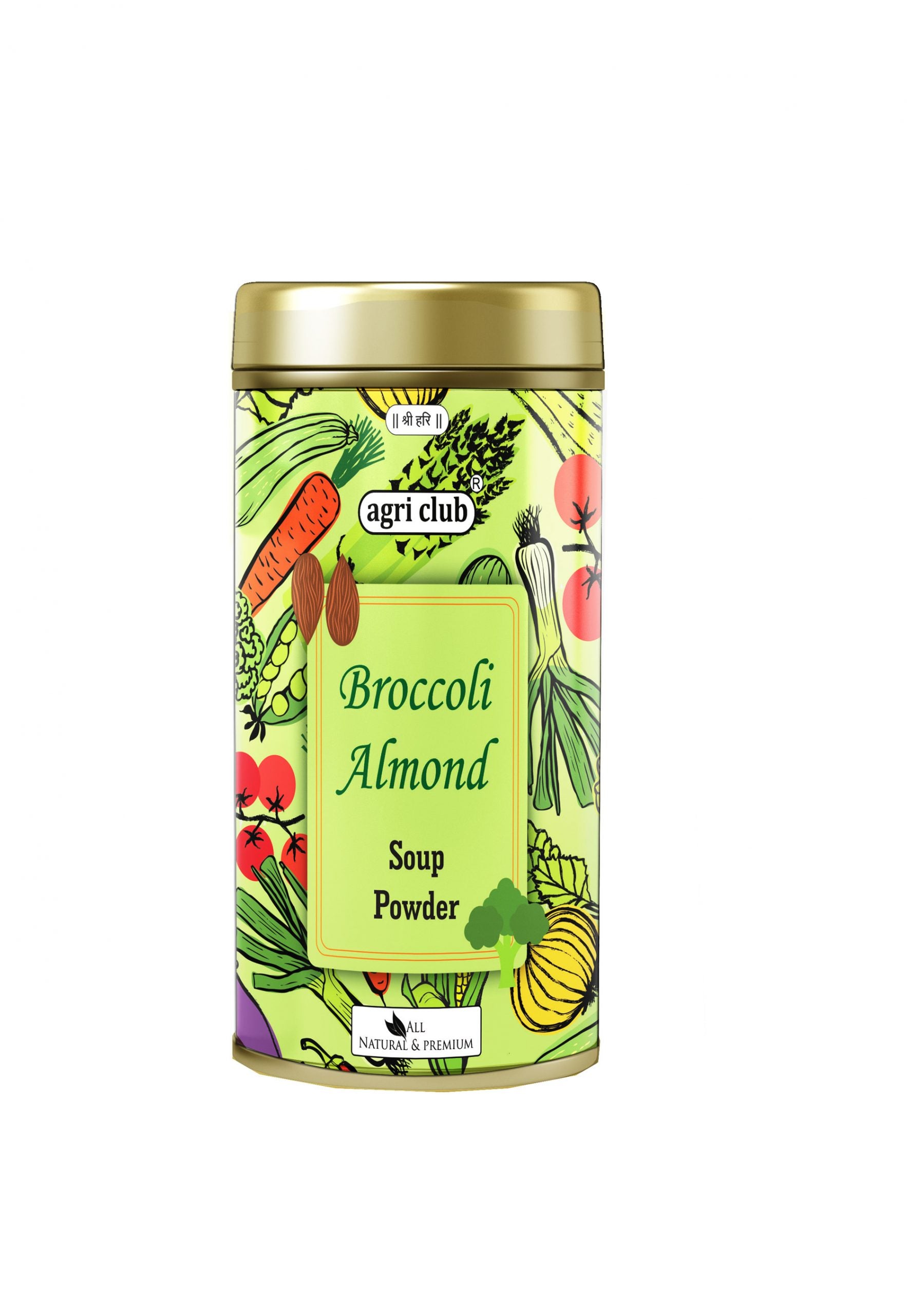 Instant Broccoli Almond Soup Powder Premium Quality 250 GM
