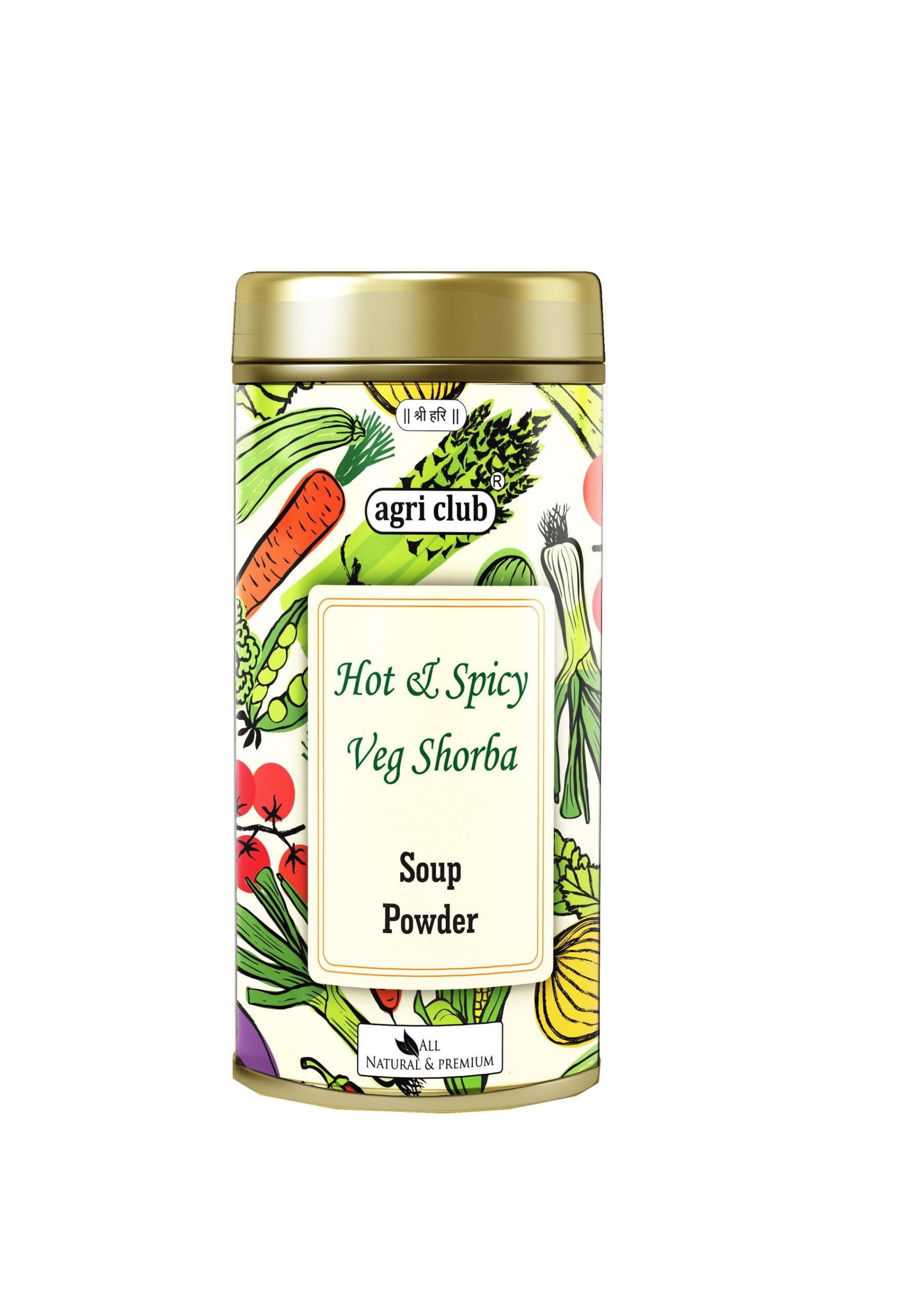 Instant Hot & Spicy Veg Shorba Soup Powder Premium Quality 250 GM