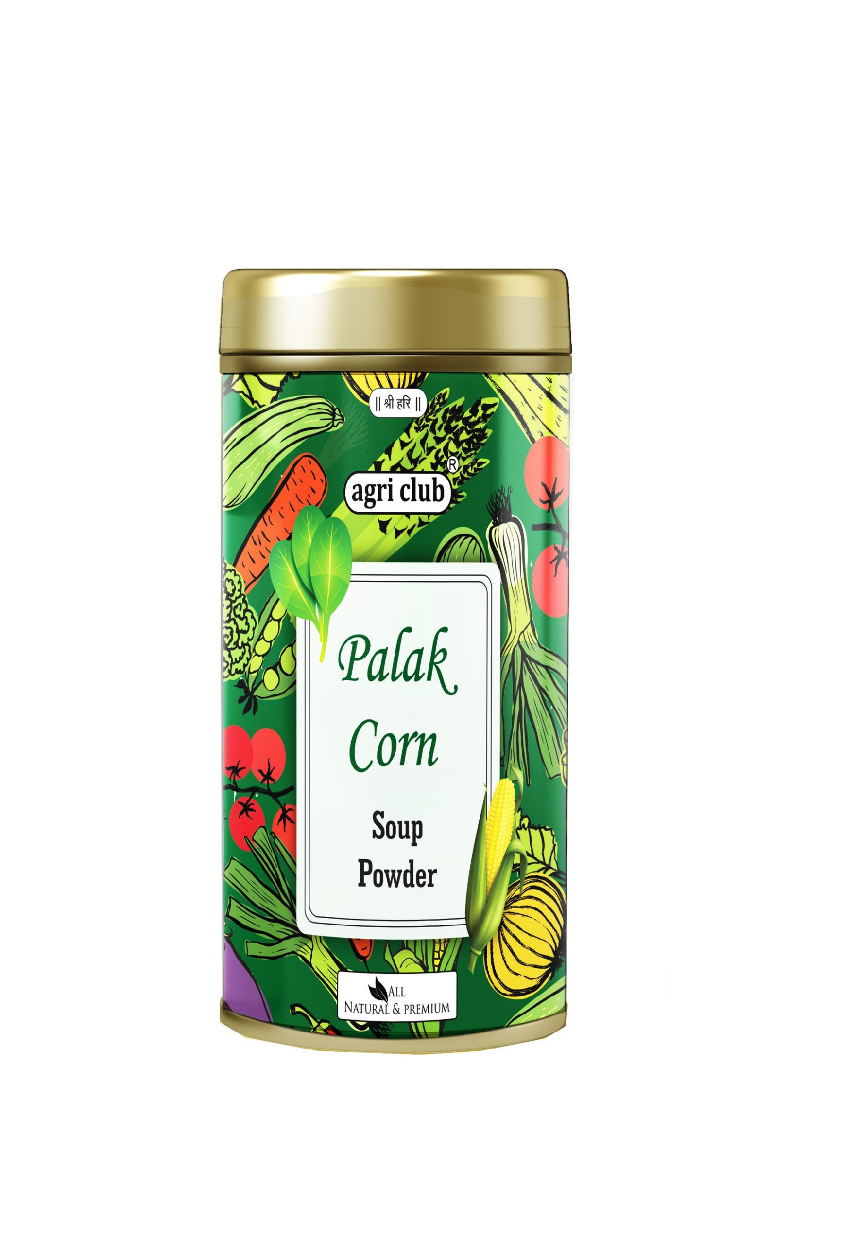Instant Palak Corn Soup Powder Premium Quality 250 GM