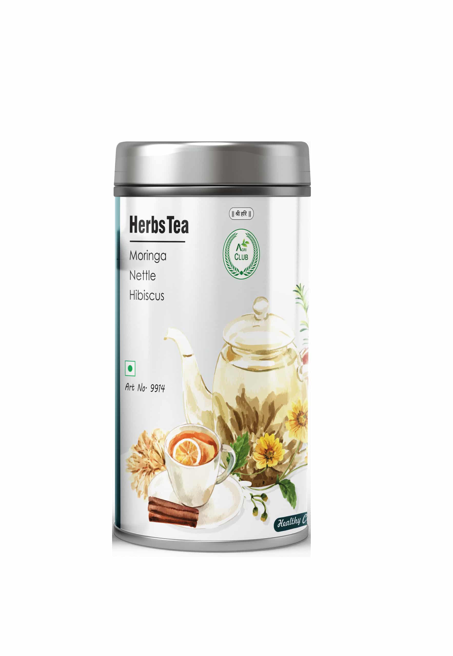 Herbs Tea Moringa + Nettle + Rose 50 GM