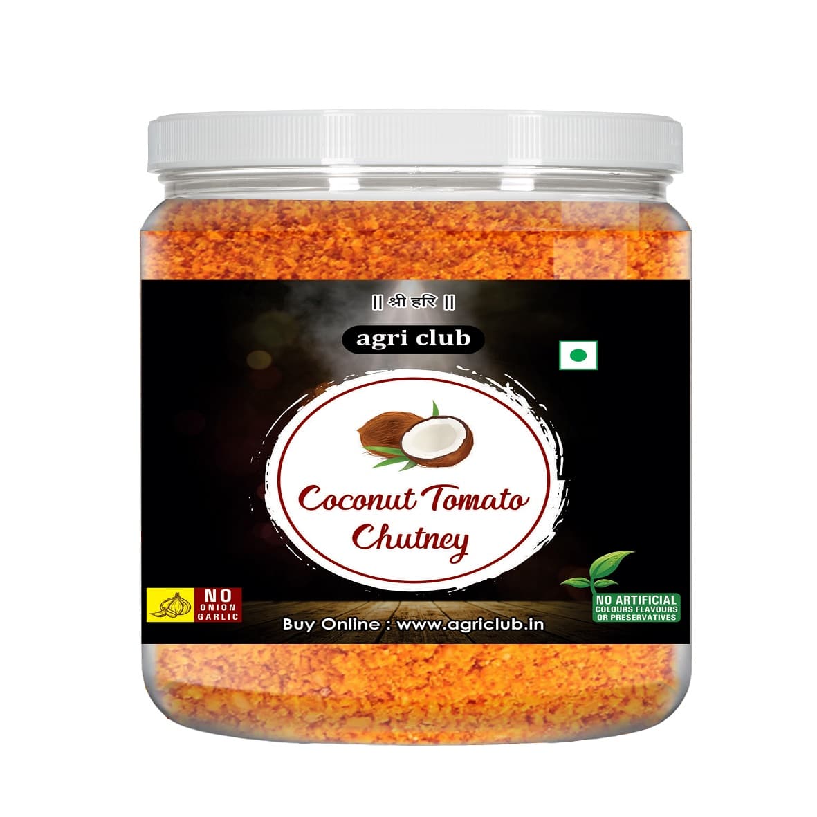Coconut Tomato Chutney 100% Natural 200 Gm