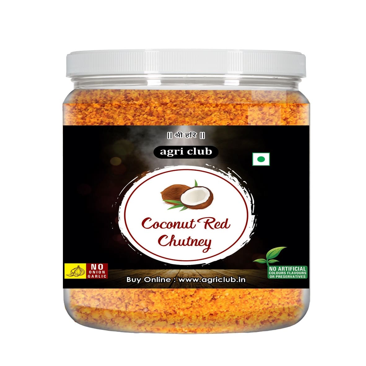 Coconut Red Chutney 100% Natural 200 Gm