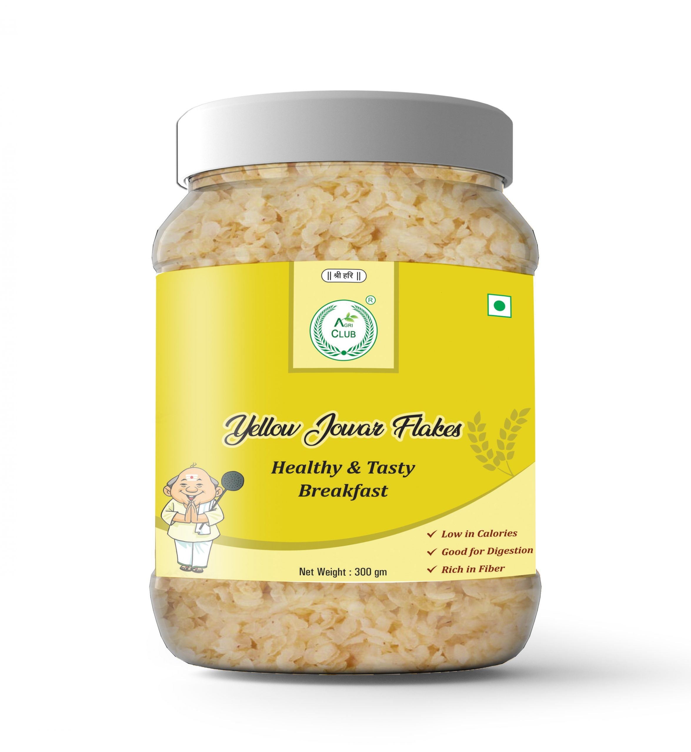 Yellow Jowar Flakes Premium Quality 300 GM