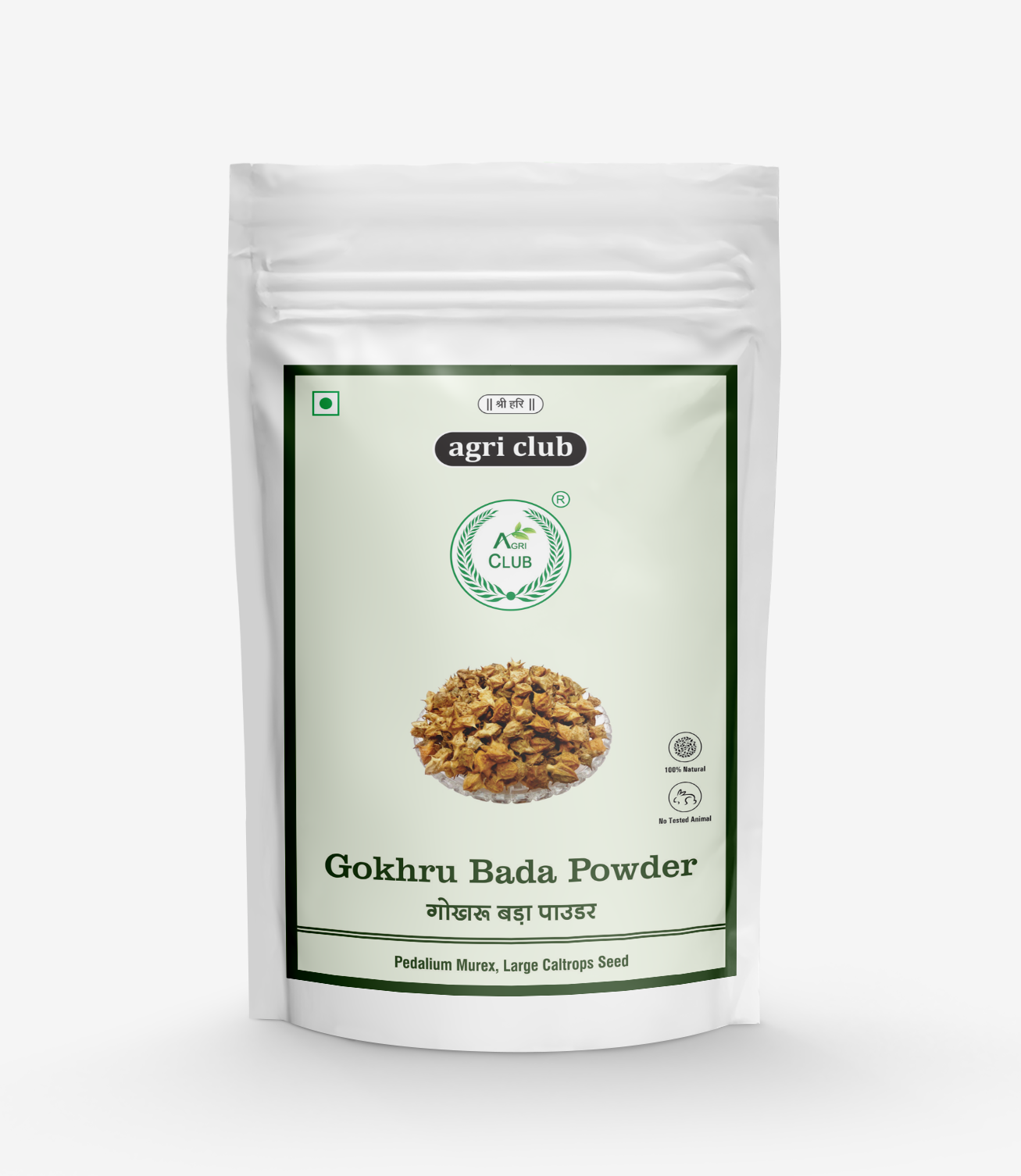 Dry Gokhru Bada Powder Premium Quality 200 GM