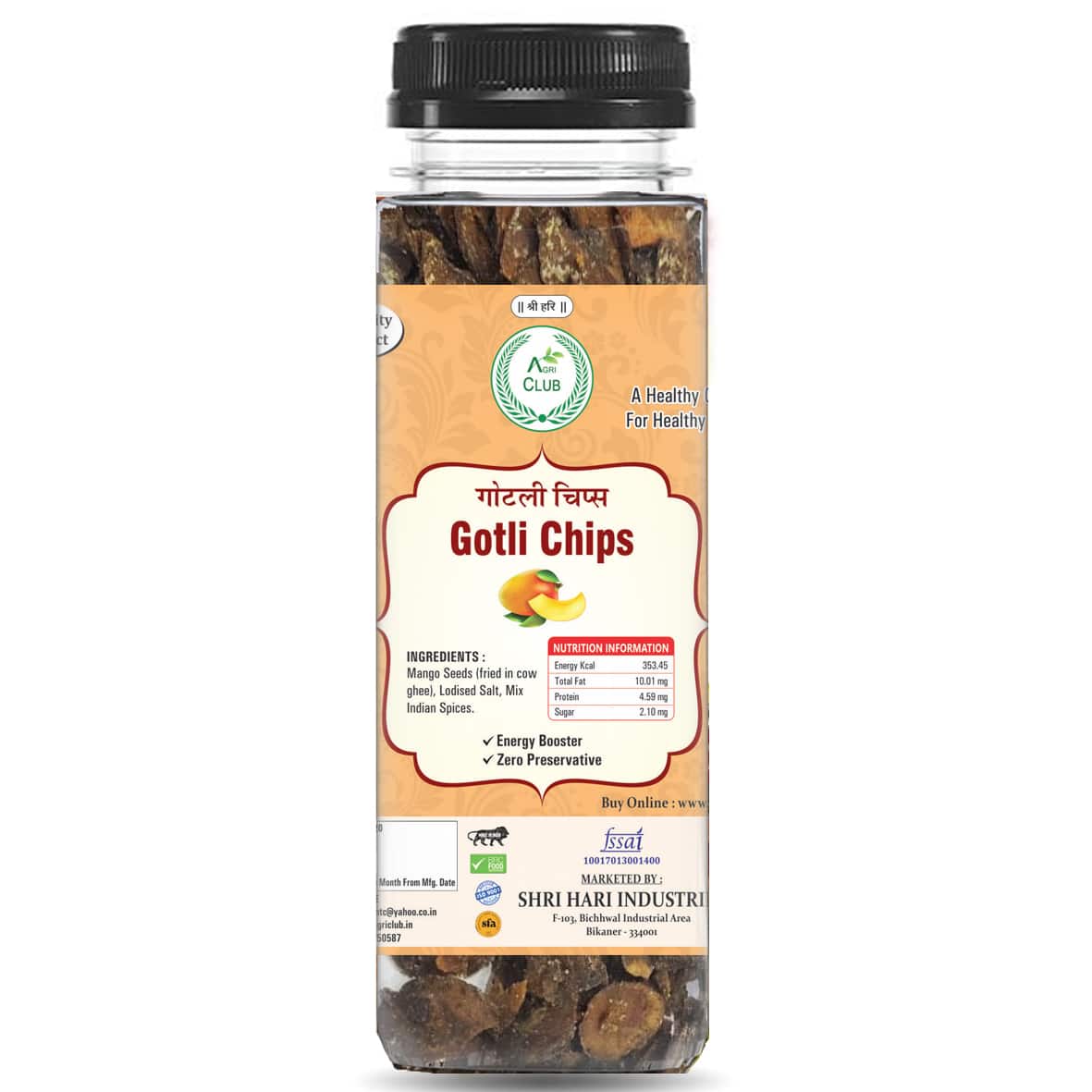 Gotli Gotli Chips 100% Natural 100 Gm (Pack Of 2)