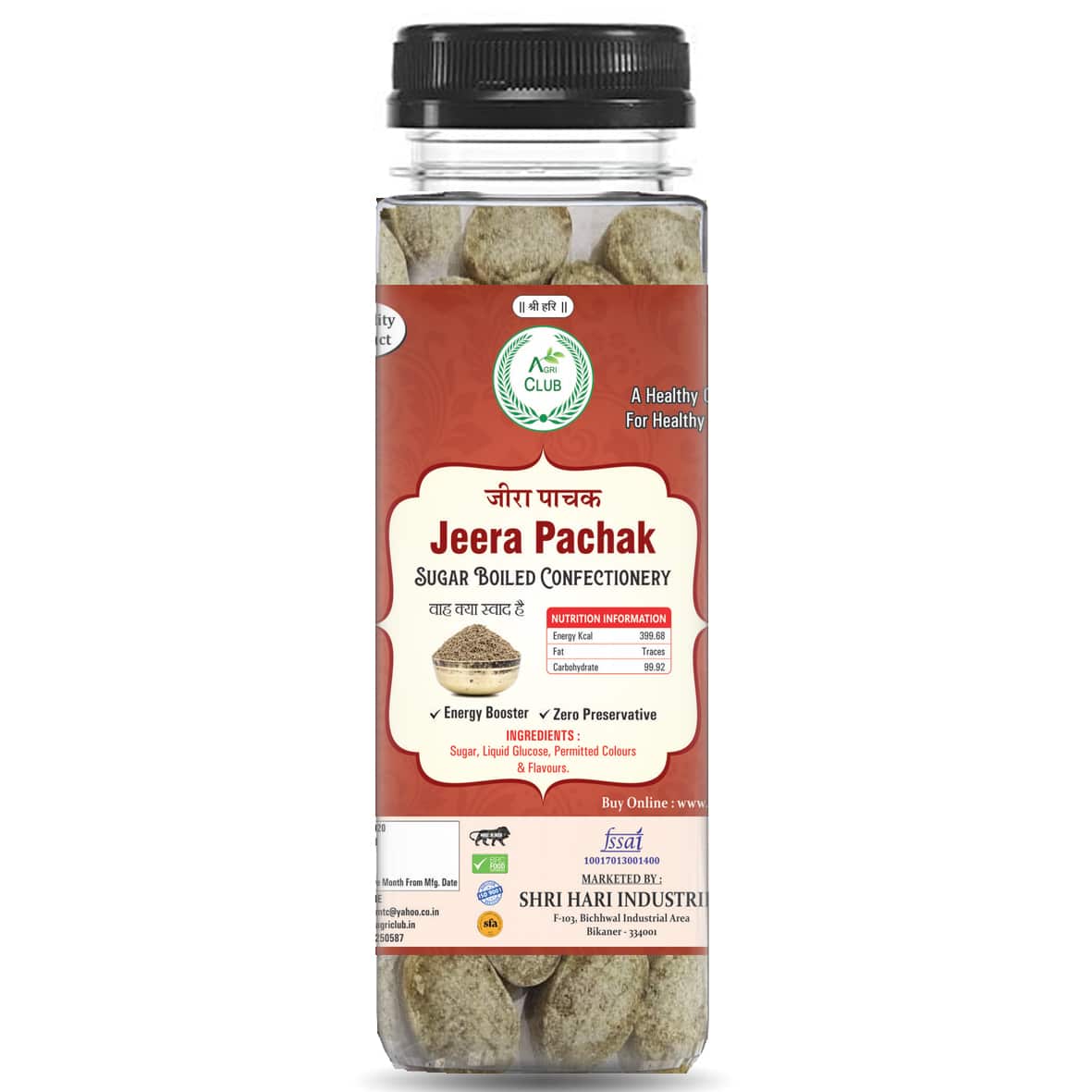 Jerra Pachak Candy (Jerra Flavored) 120 Gm (Pack Of 2)