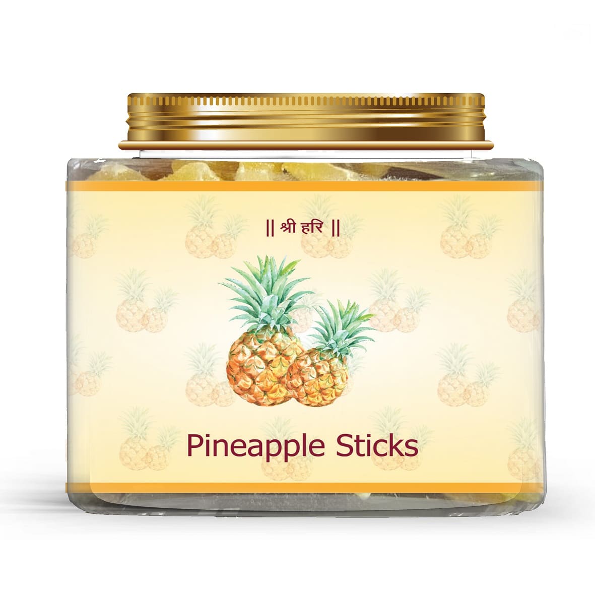 Dried Pineapple Sticks Premium Quality 250 GM