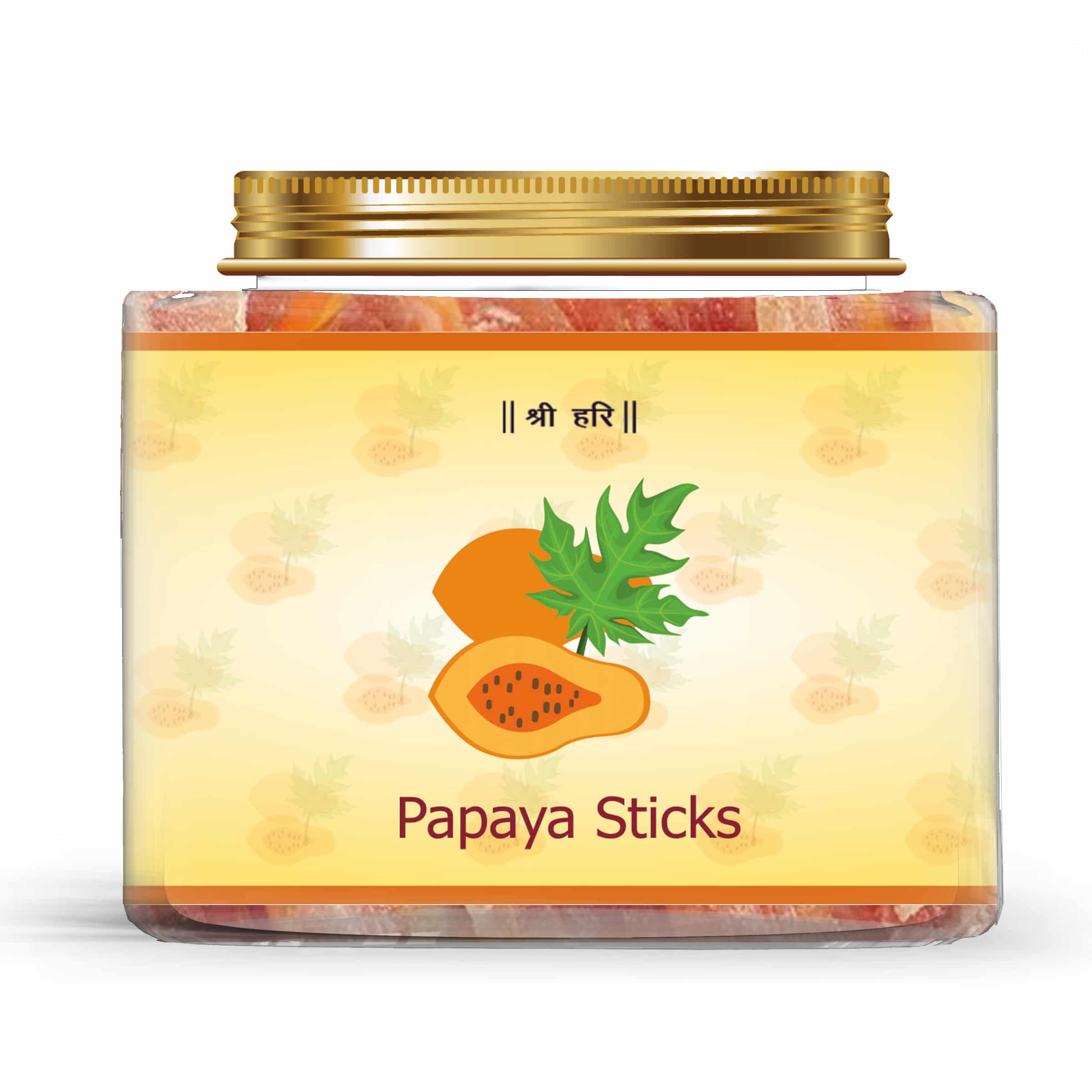 Dried Papaya Stick Premium Quality 250 GM