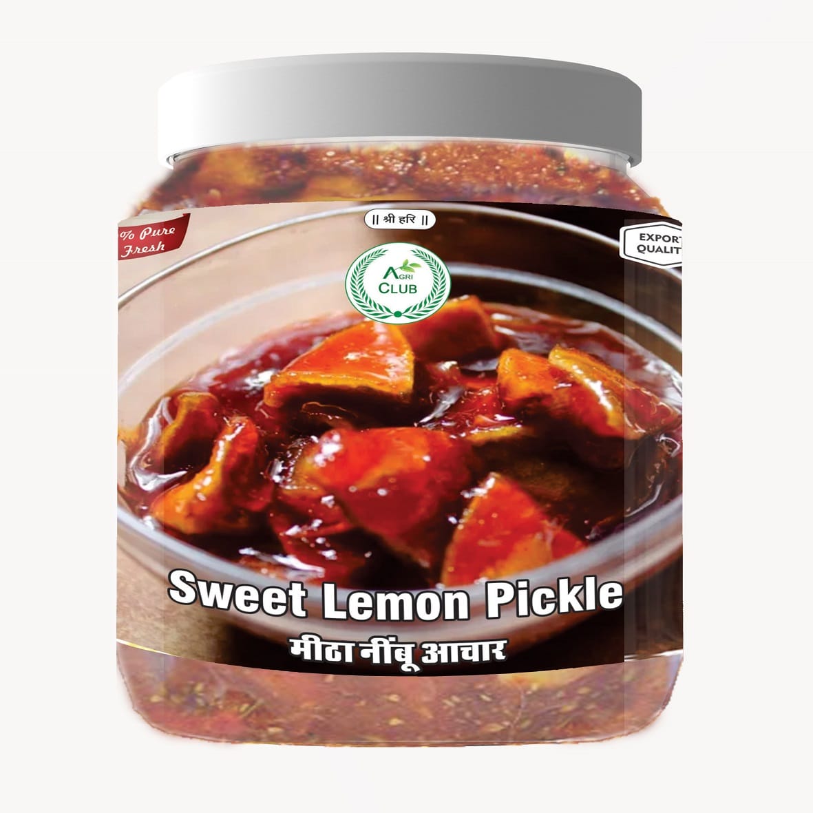 Sweet Lemon Pickle (Metha Nimbu ka Achar) Premium Quality 750 GM