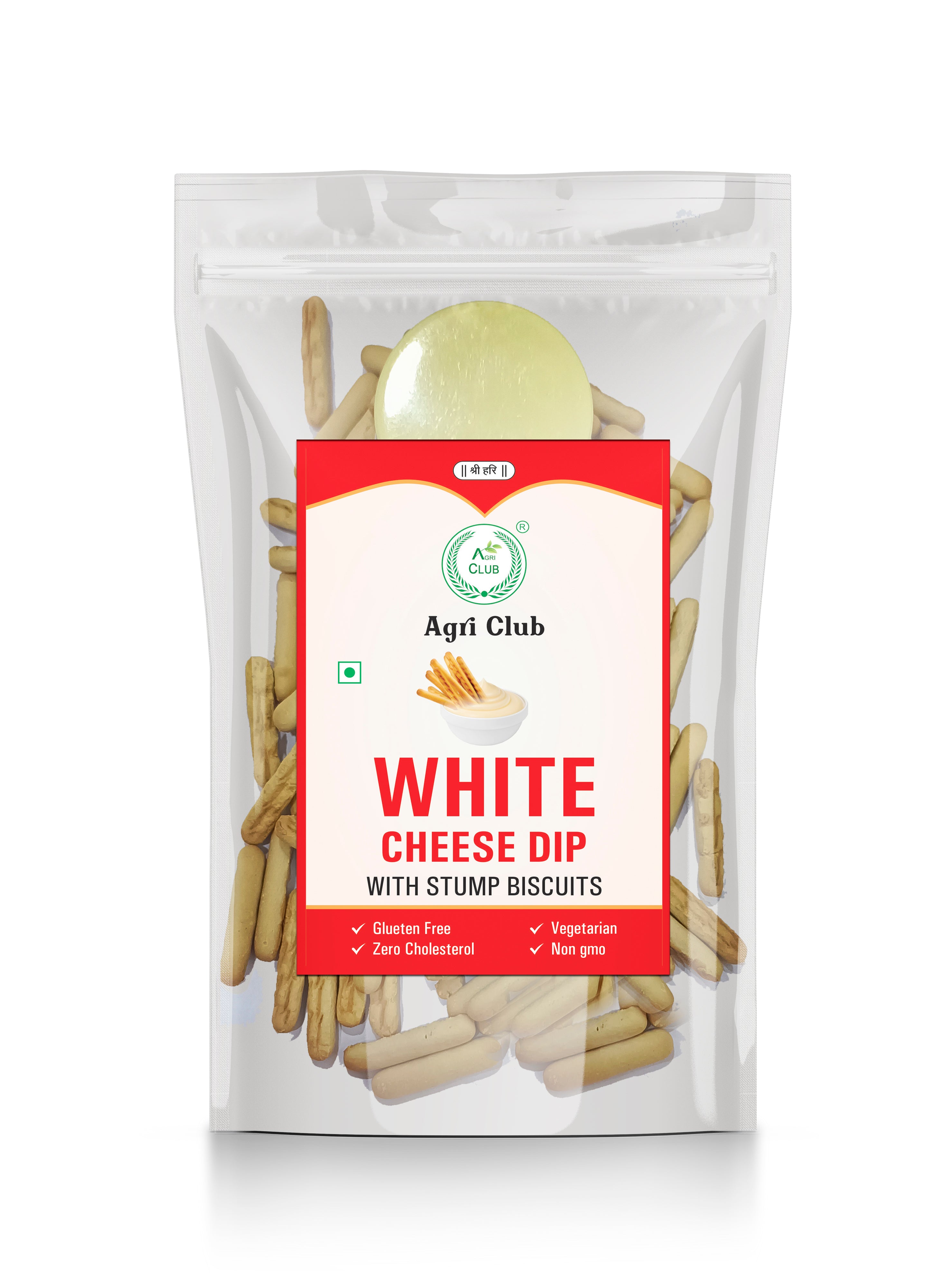 White Chesse Dip With Stump Biscuits 100gm (Pack of 2)