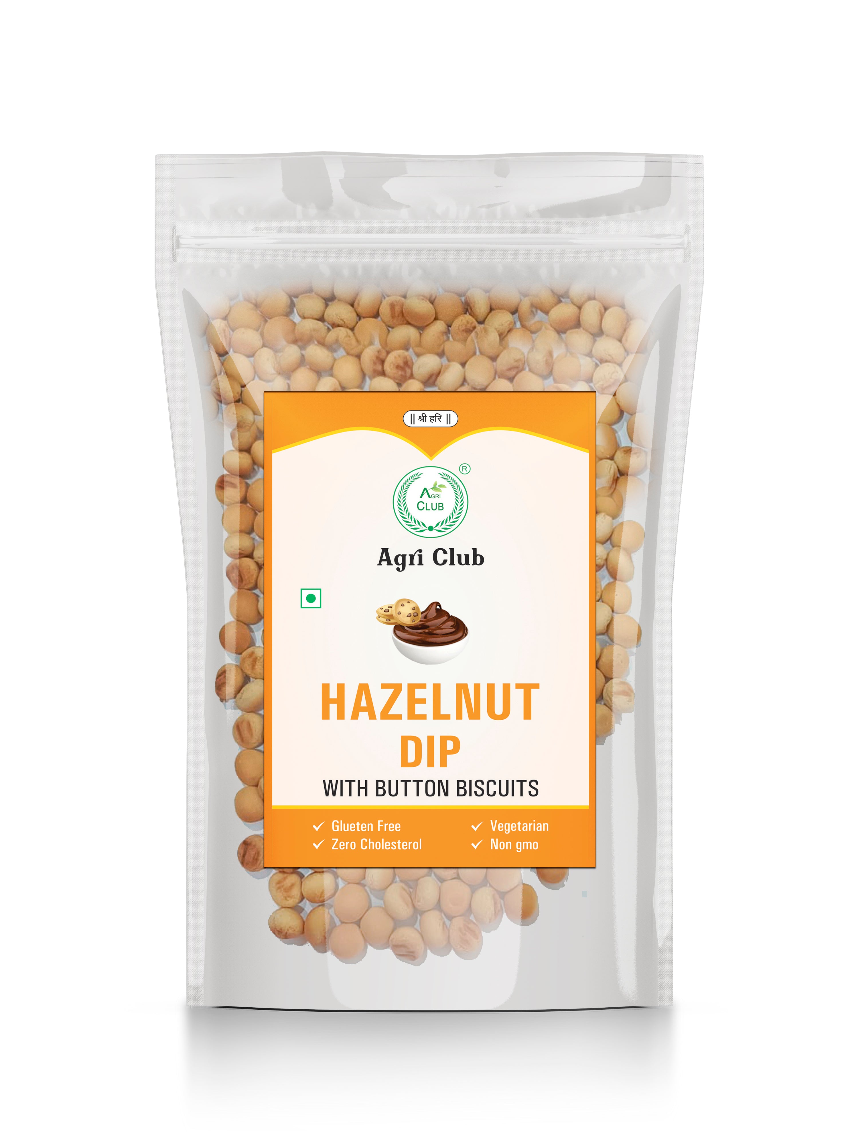 Hazelnut Dip With Button Biscuits 100gm (Pack of 2)