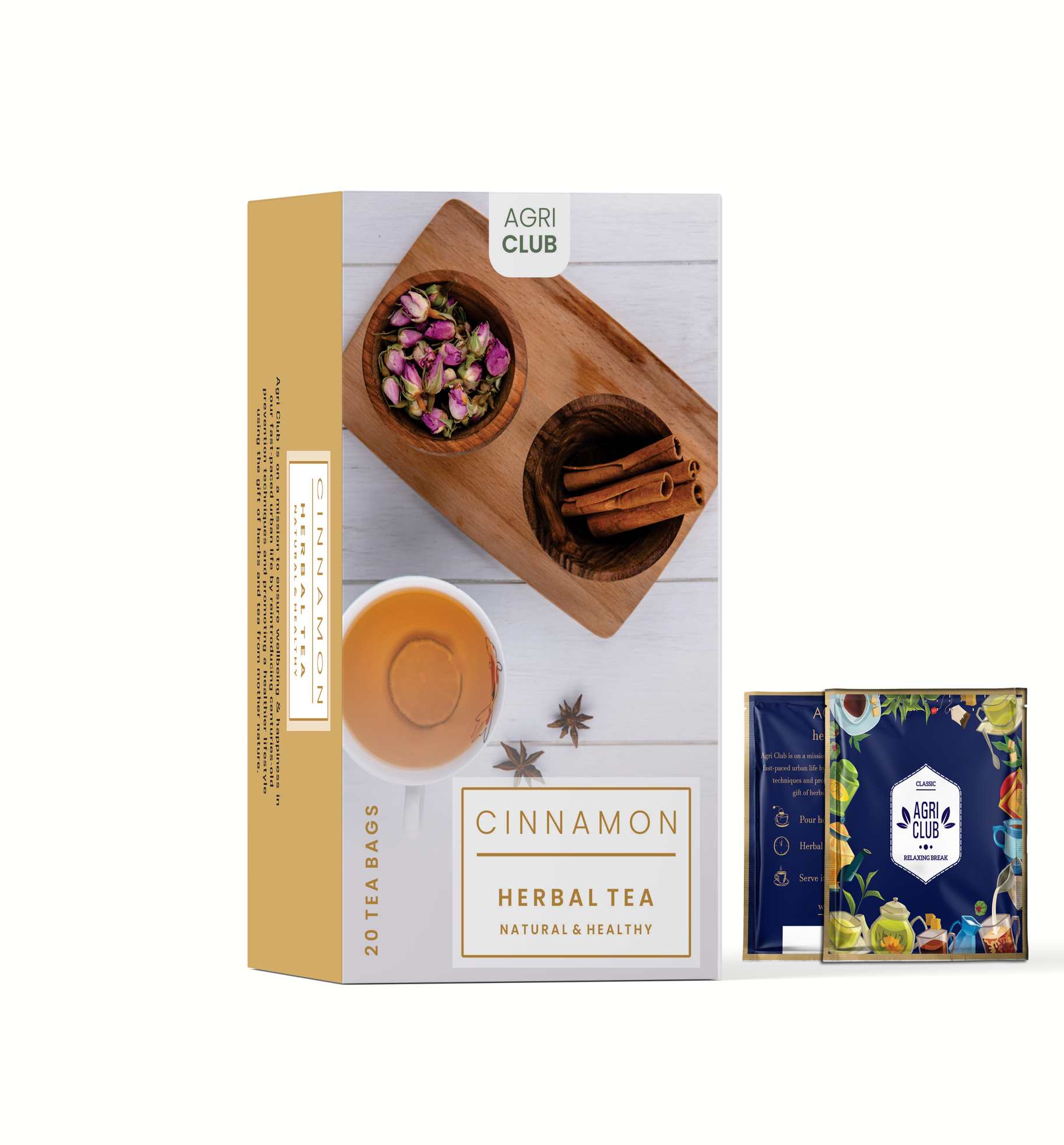 Cinnamon Herbal Infusion Tea Premium Quality 20 Sachets