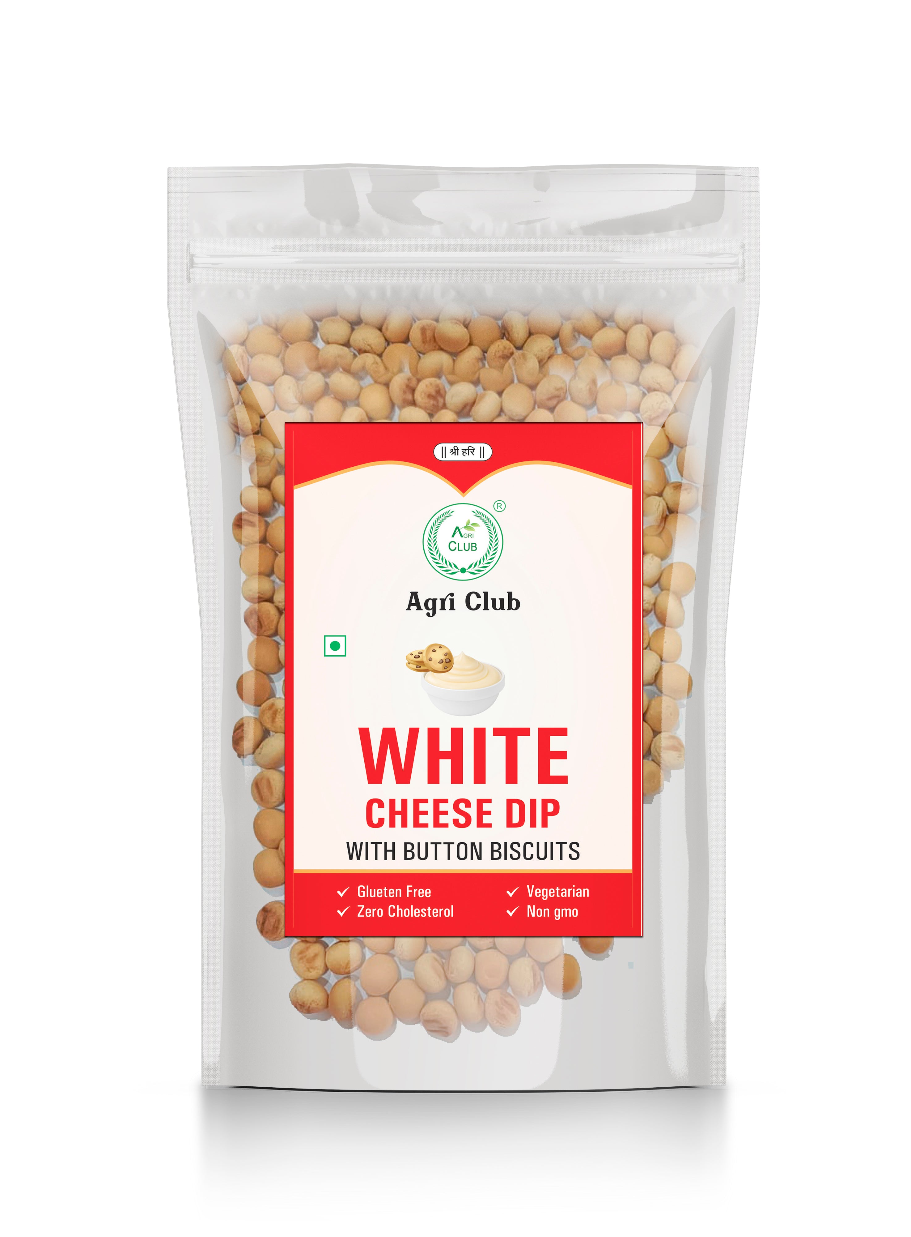 White Chesse Dip With Button Biscuits 100gm (Pack of 2)