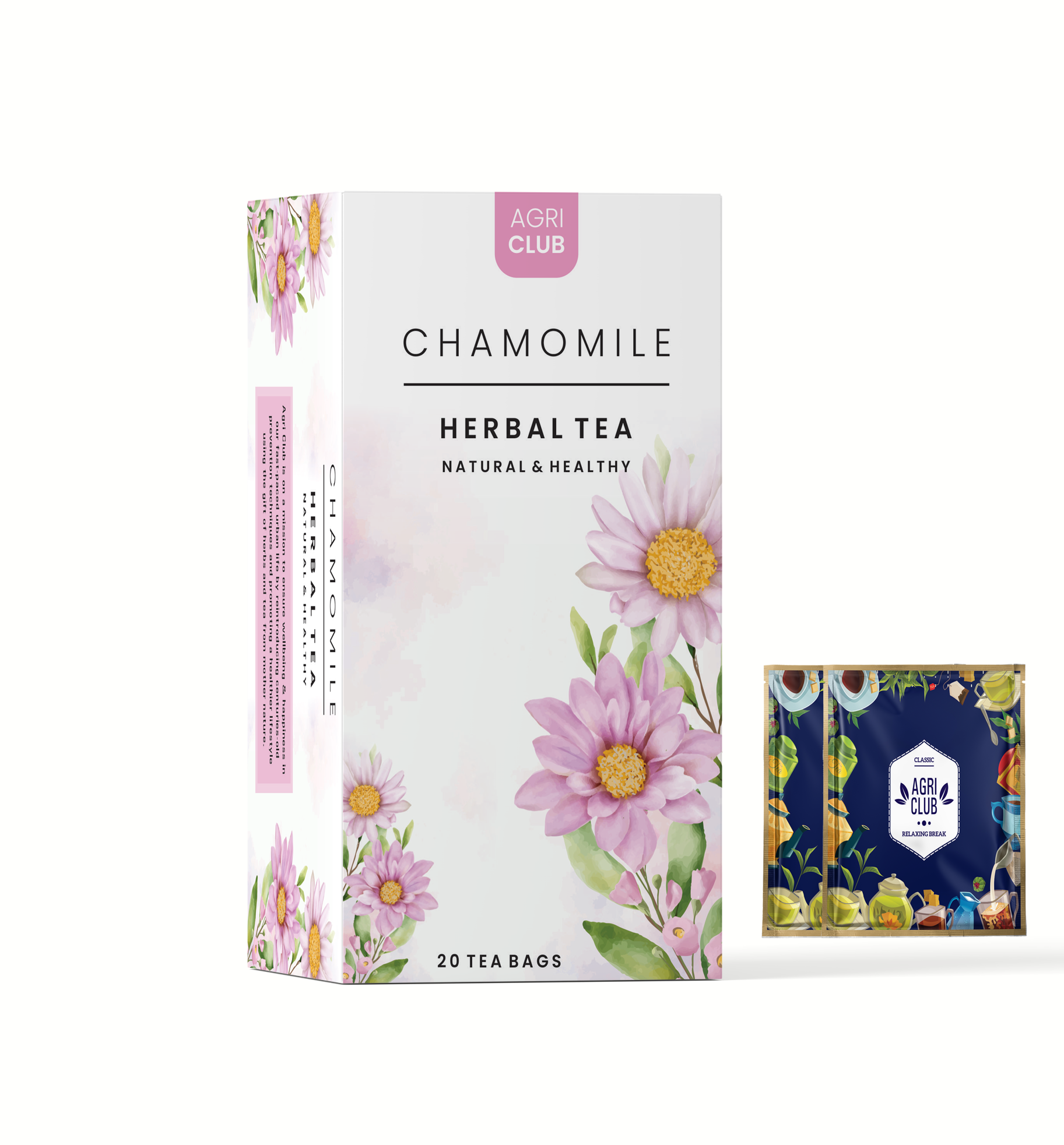 Chamomile Herbal Infusion Tea Premium Quality 20 Sachets