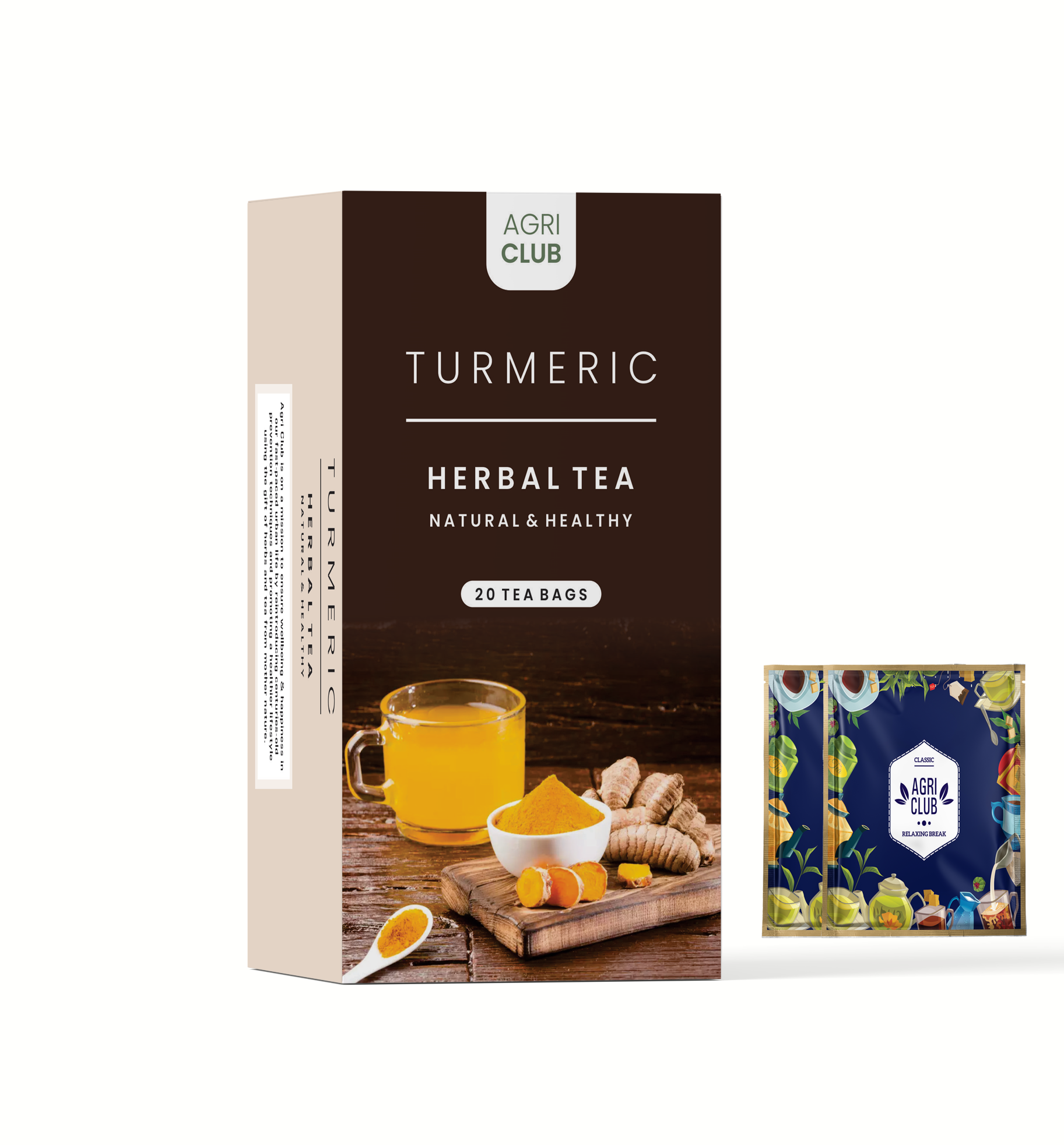 Turmeric Herbal Infusion Tea Premium Quality 20 Sachets