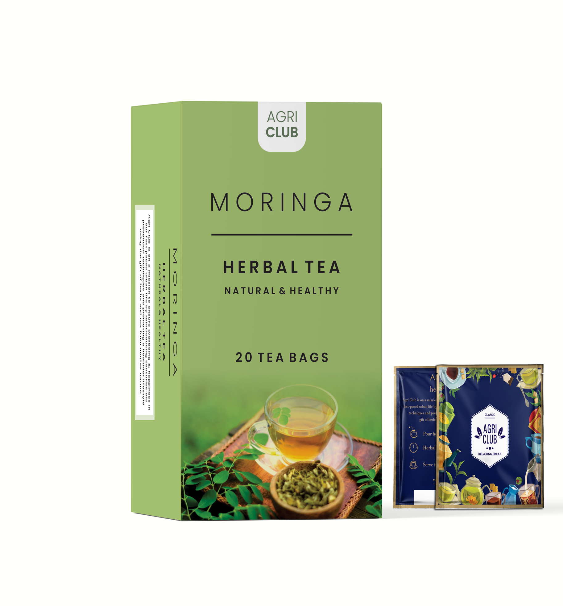 Moringa Herbal Infusion Tea Premium Quality 20 Sachets