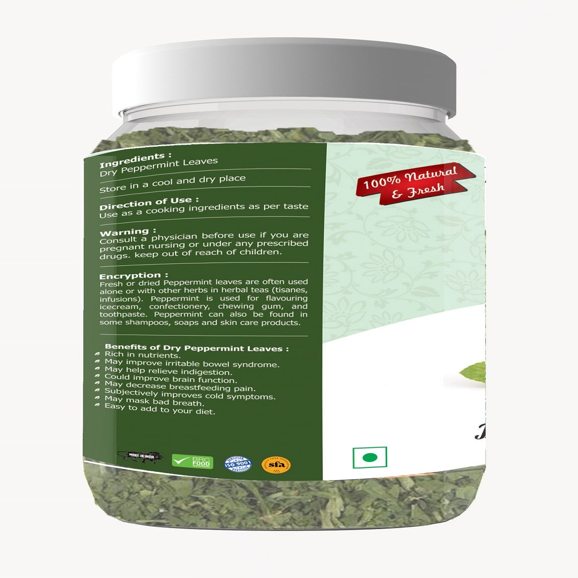 Peppermint Leaves Premium Quality 150 GM