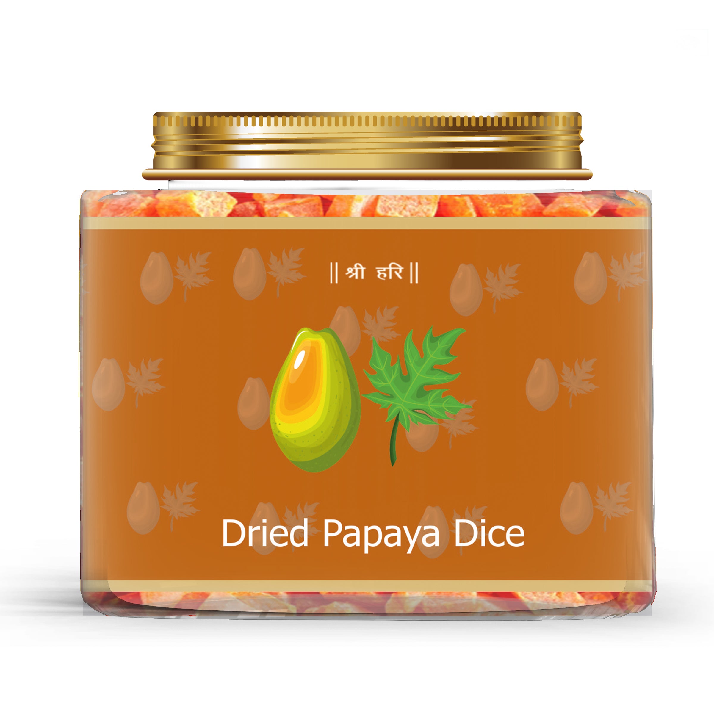 Dried Papaya Dice Premium Quality 250gm