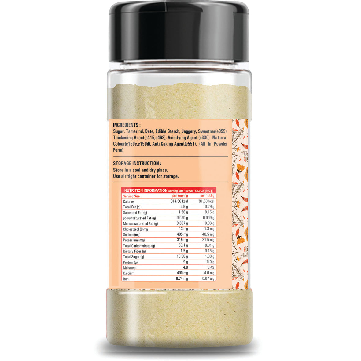 Date & Tamarind Chutney Powder 100% Natural