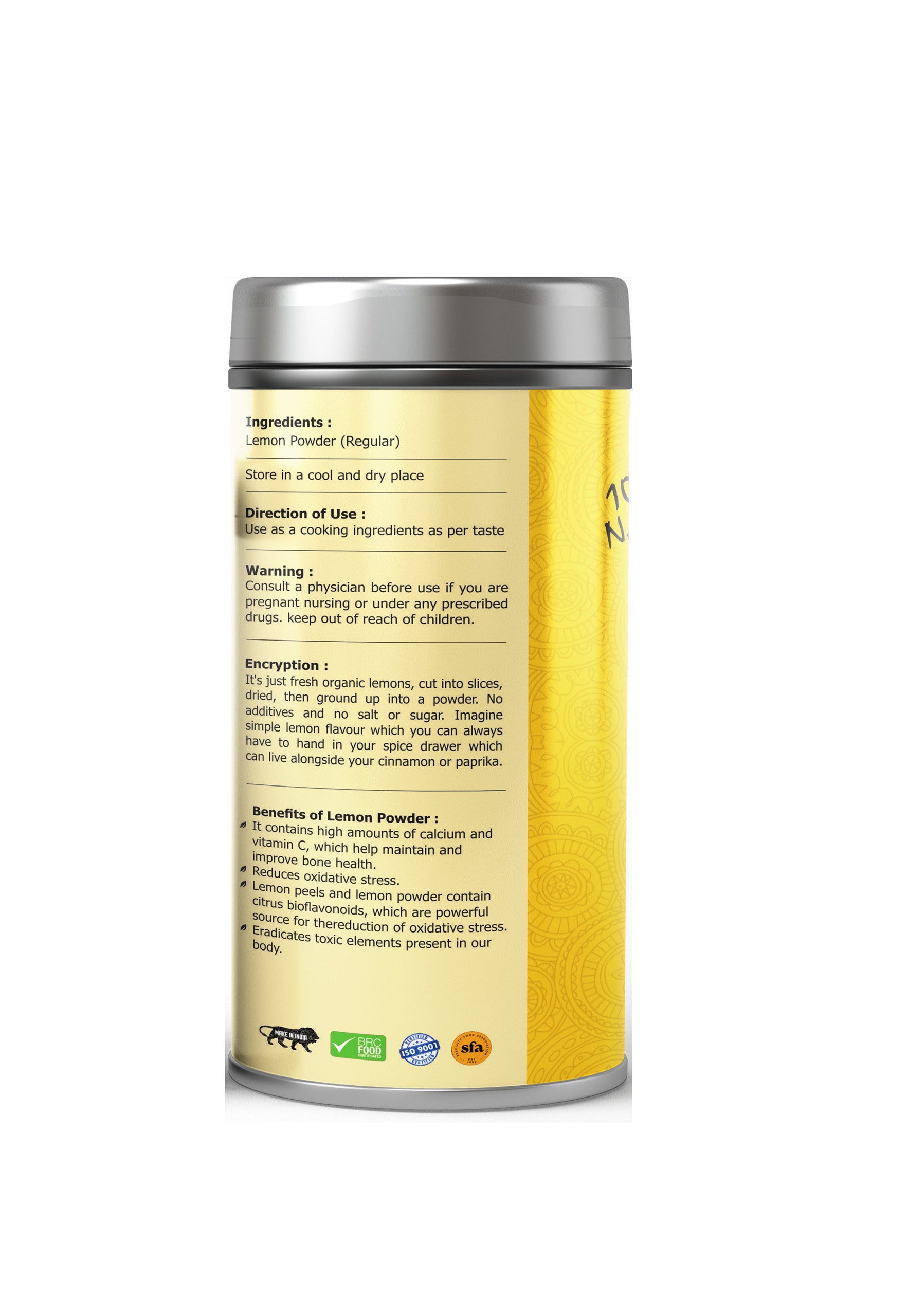 Instant Lemon Drink Powder Regular Premium Quality 250 GM
