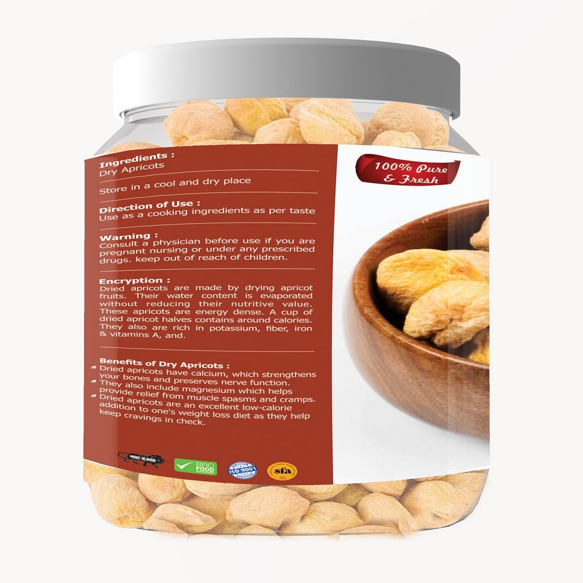 Dry Apricots (Khurmani) Premium Quality 500 GM