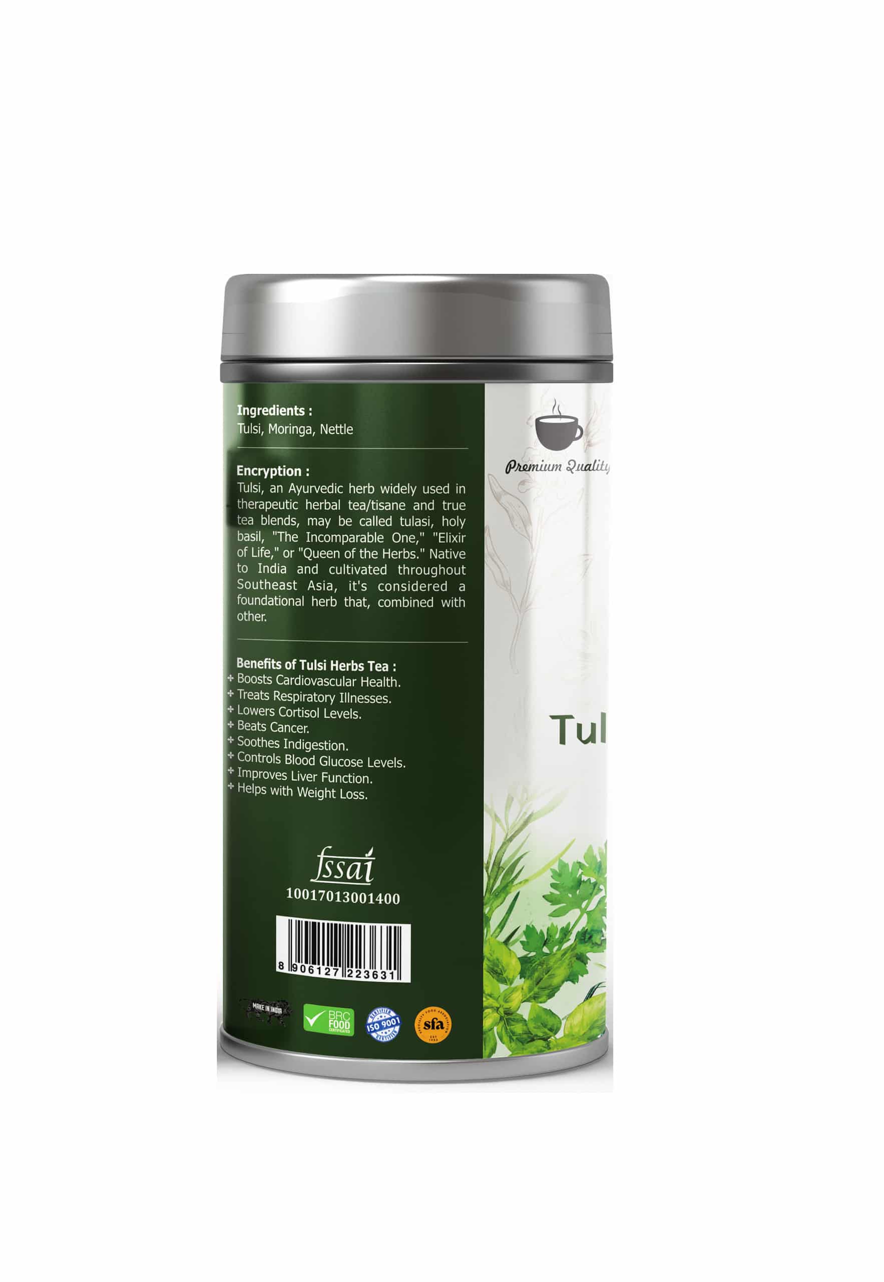 Herbs Tea Tulsi+ Moringa + Nettle 50 GM