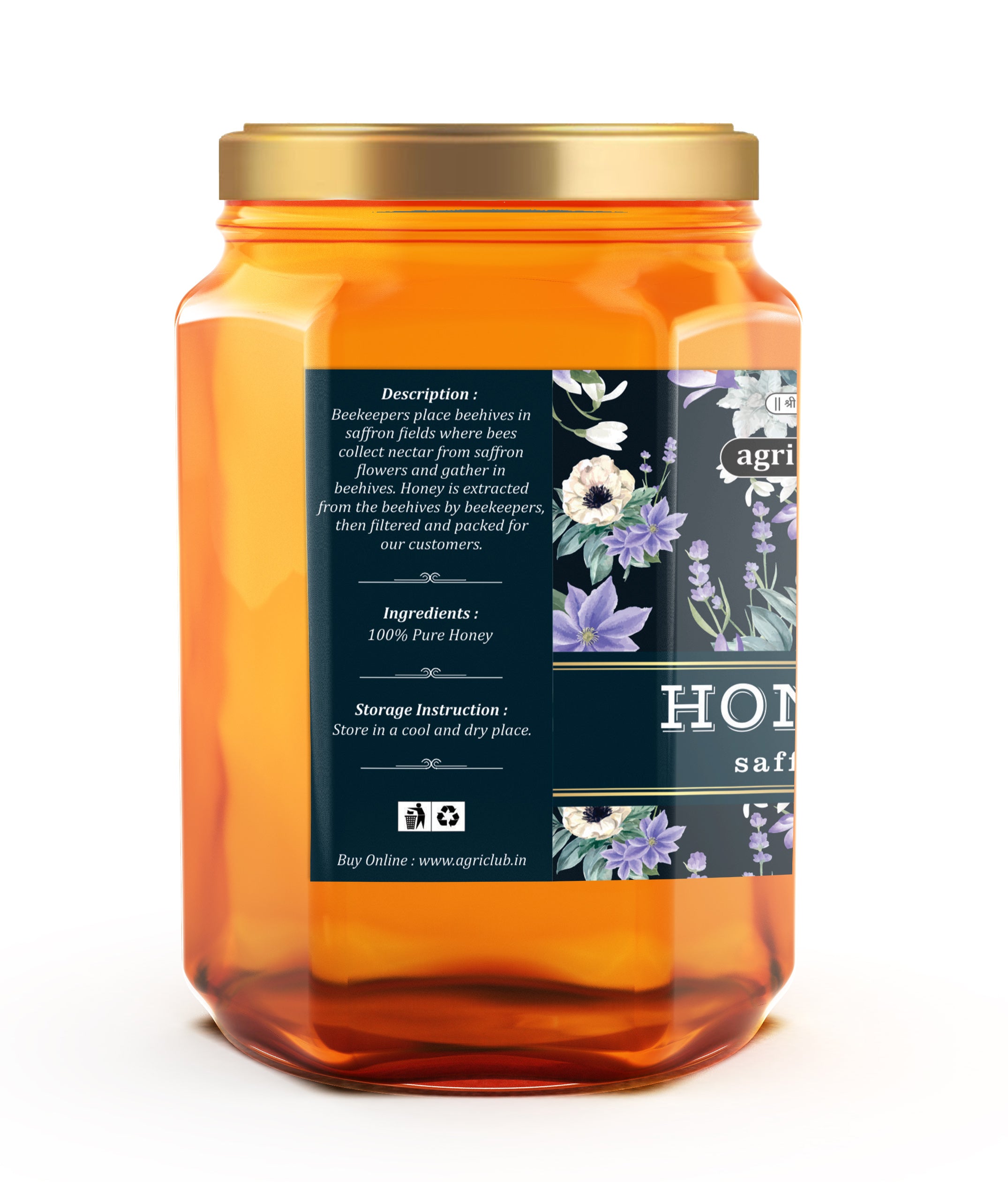 Saffron Honey 100% Pure 500 gm