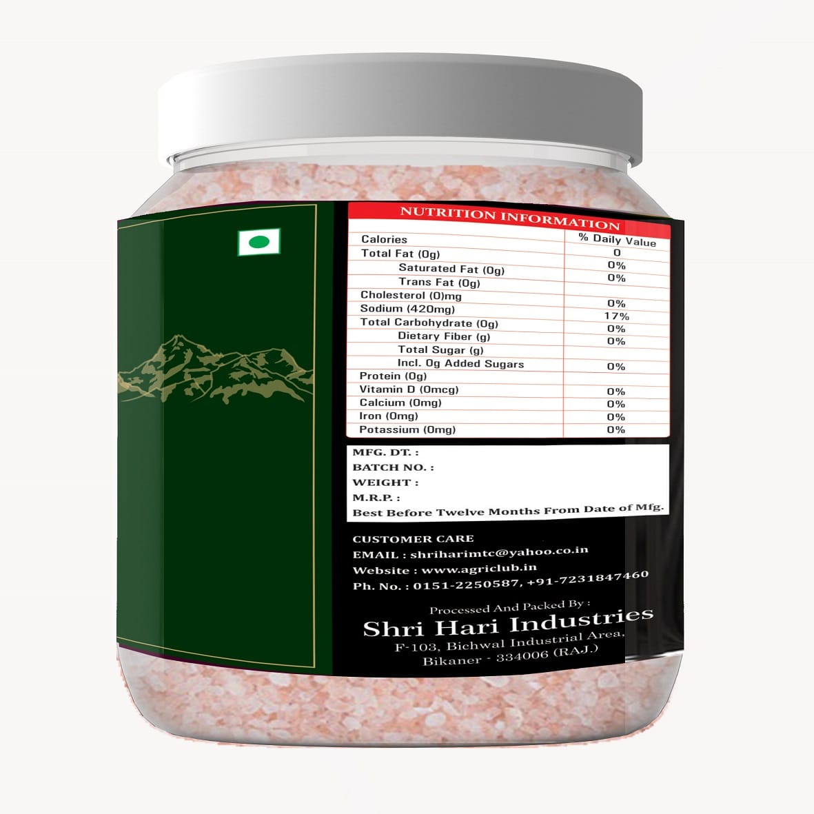 Himalayan Pink Salt Crystal 1Kg Premium Quality