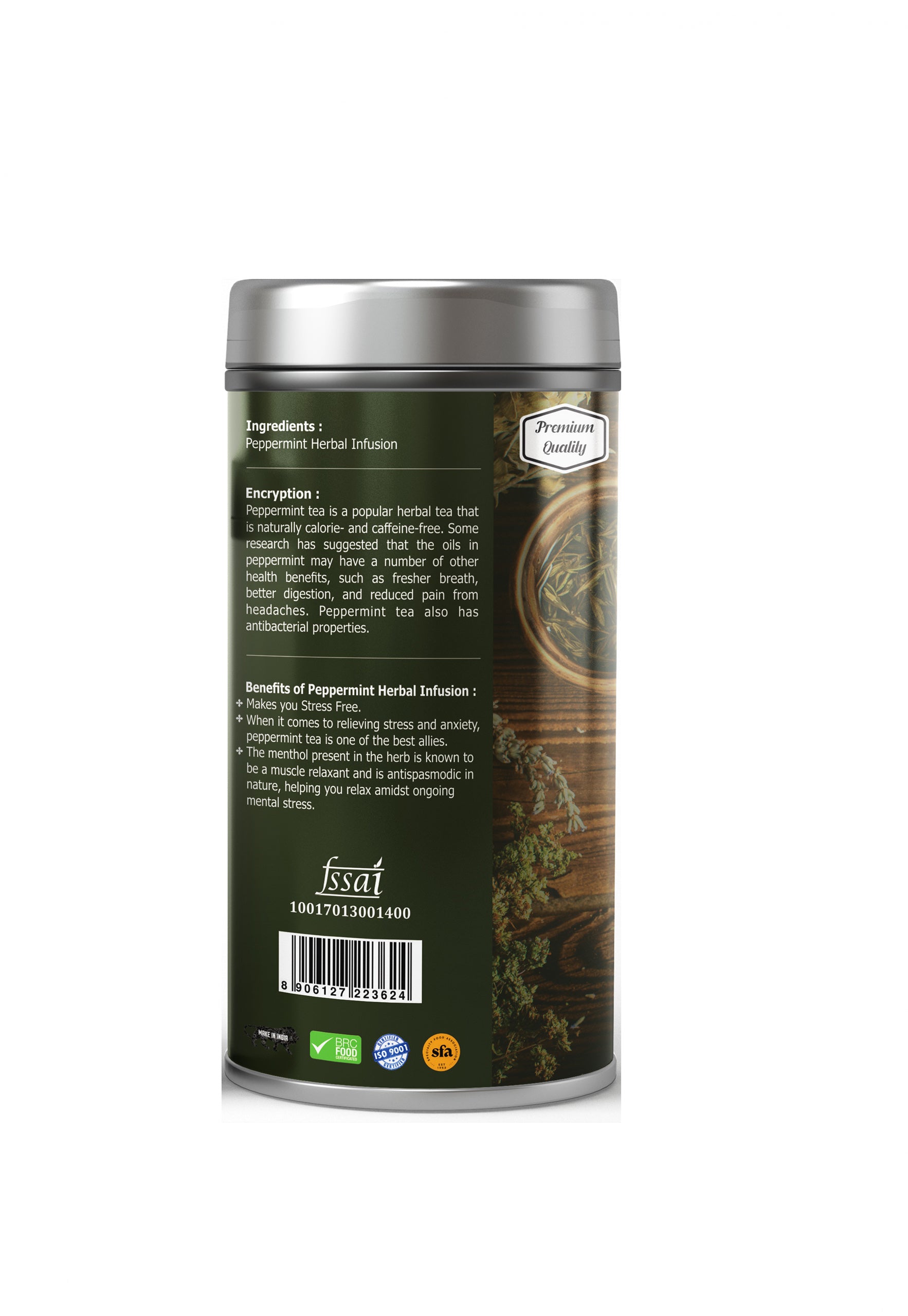 Peppermint Herbal Infusion Tea Premium Quality 75 GM