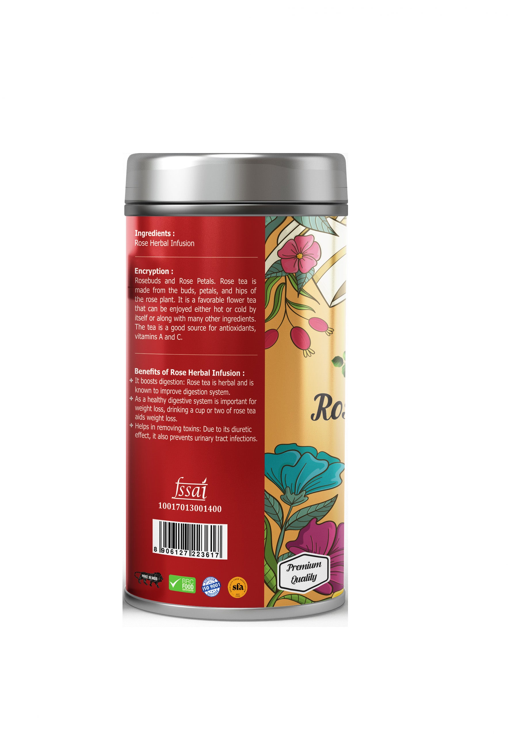 Rose Herbal Infusion Tea Premium Quality 100 GM