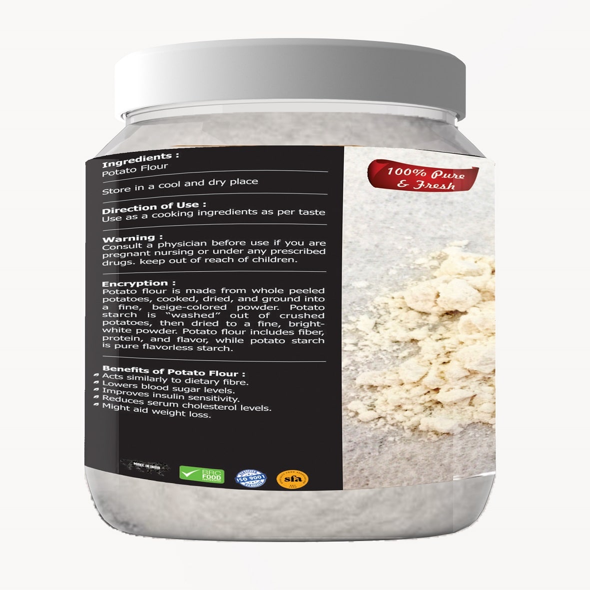 Potato Flour Premium Quality 500 GM