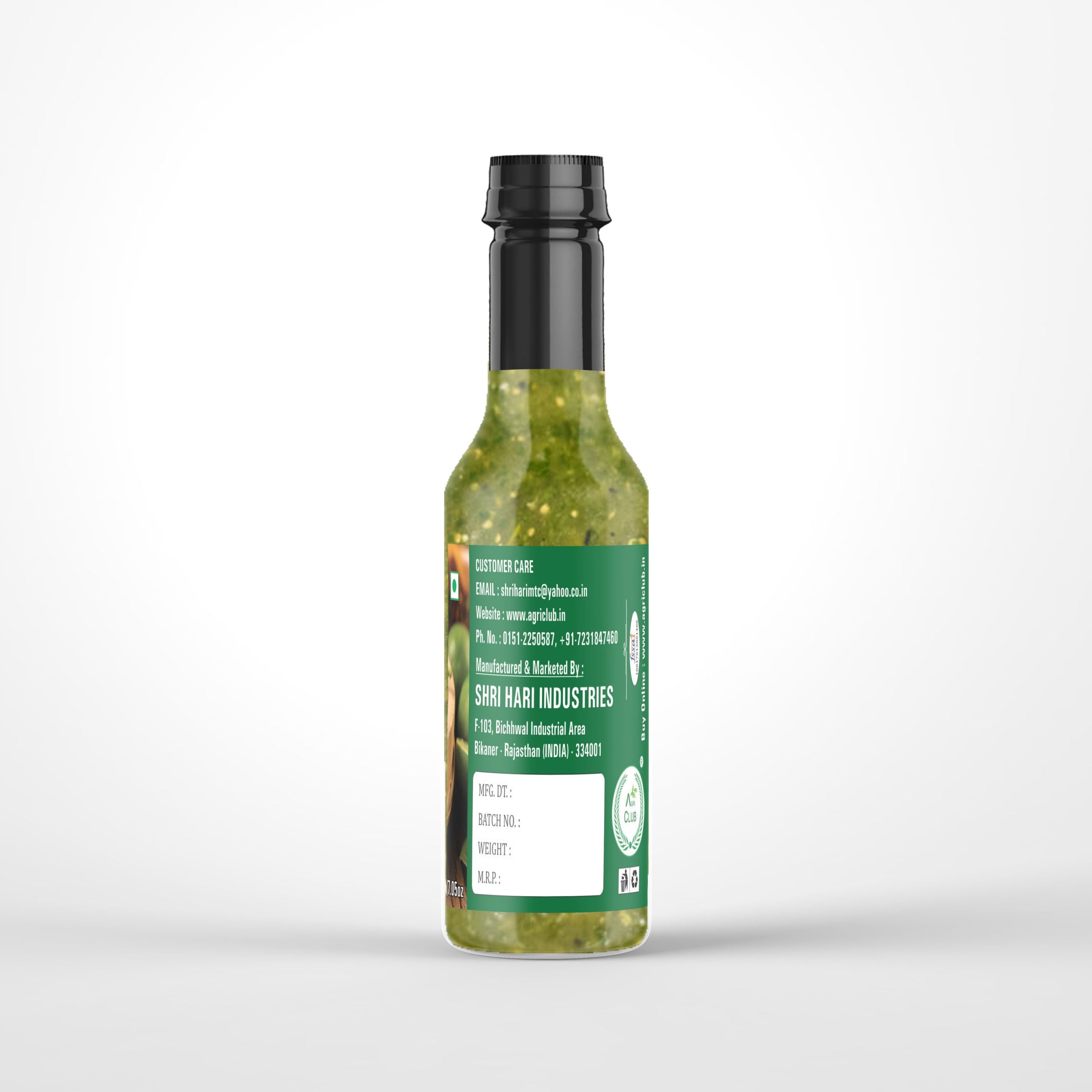 Green Chilli Sauce Premium Quality 180 GM Pack Of 2