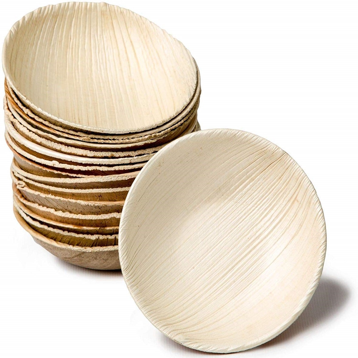 Areca Leaf Bowl 4 inch Disposable Small Round Bowls( Pack of 25)