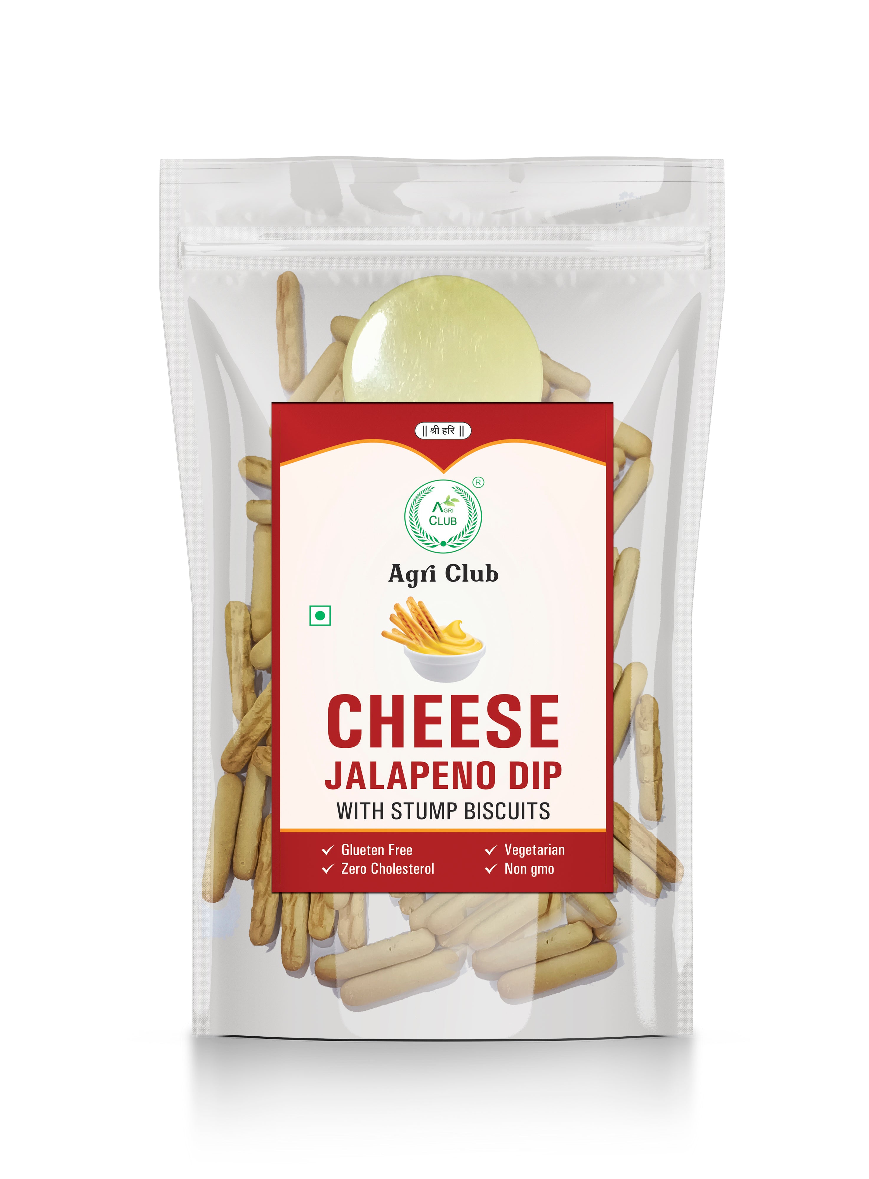 Chesse Jalapeno Dip With Stump Biscuits 100gm (Pack of 2)